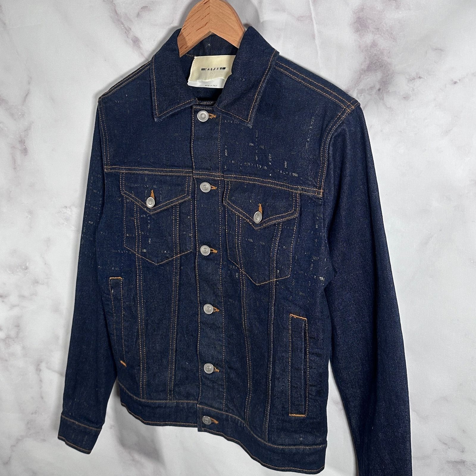 Indigo Monogram Denim Trucker Jacket Light Jackets