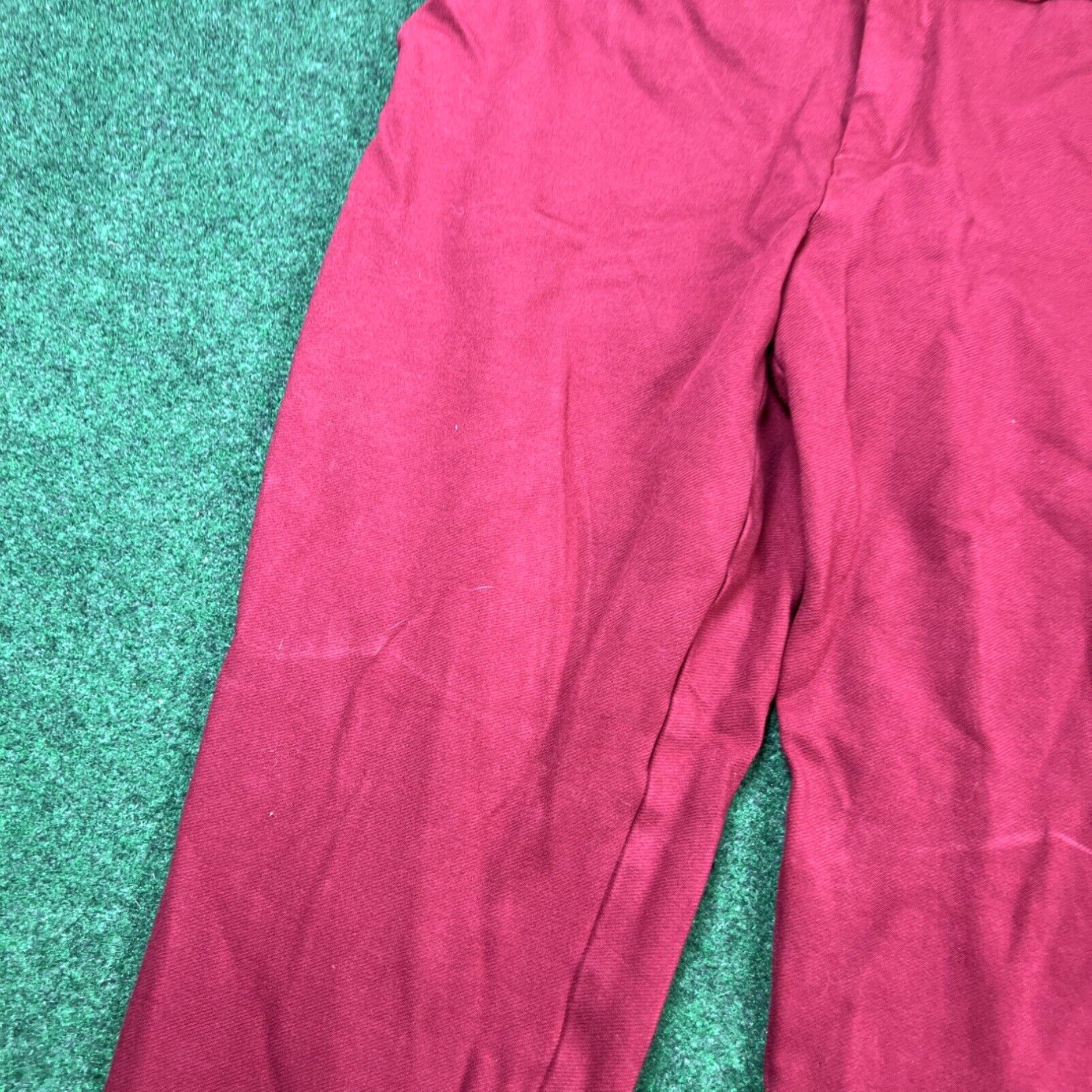 Vintage CABI Cropped Wide-Leg Pants Burnt Brick Red Size 12 32x24 Size 34" / US 12 / IT 48 - 3 Thumbnail