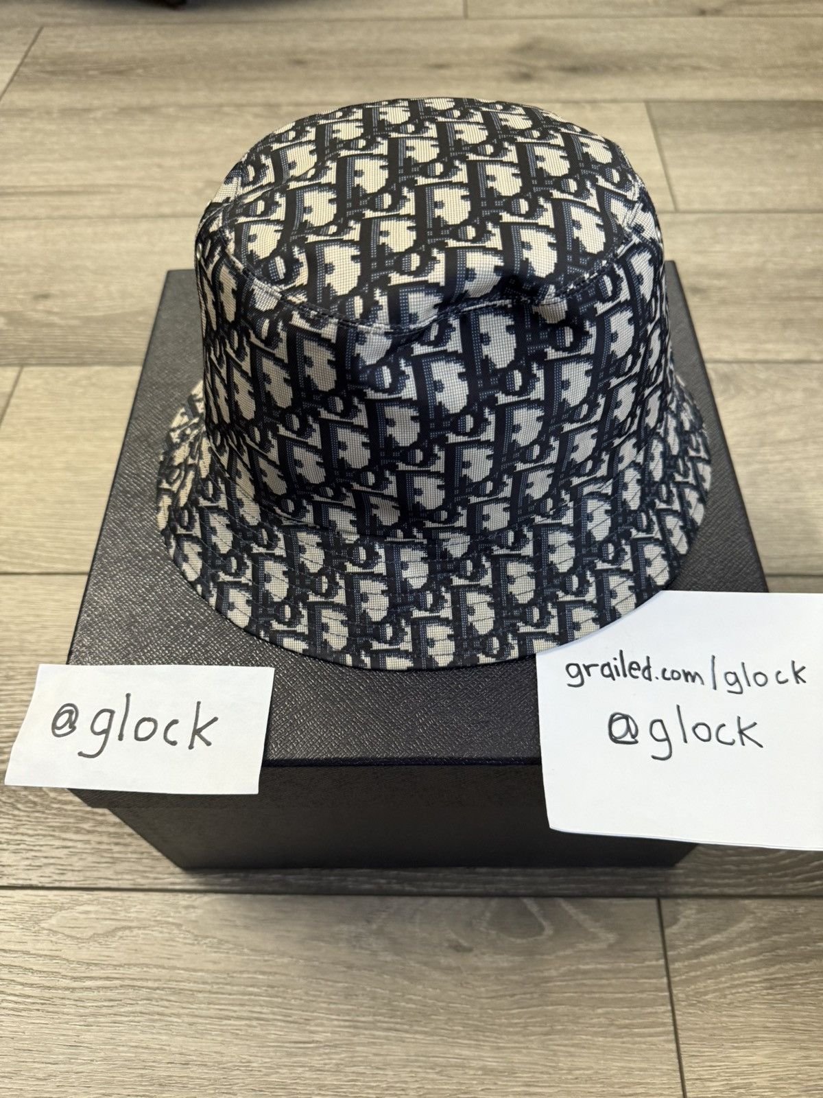 Christian Dior Monsieur Christian Dior Monsieur Diorissimo Reversible Bucket Hat Size ONE SIZE - 1 Thumbnail