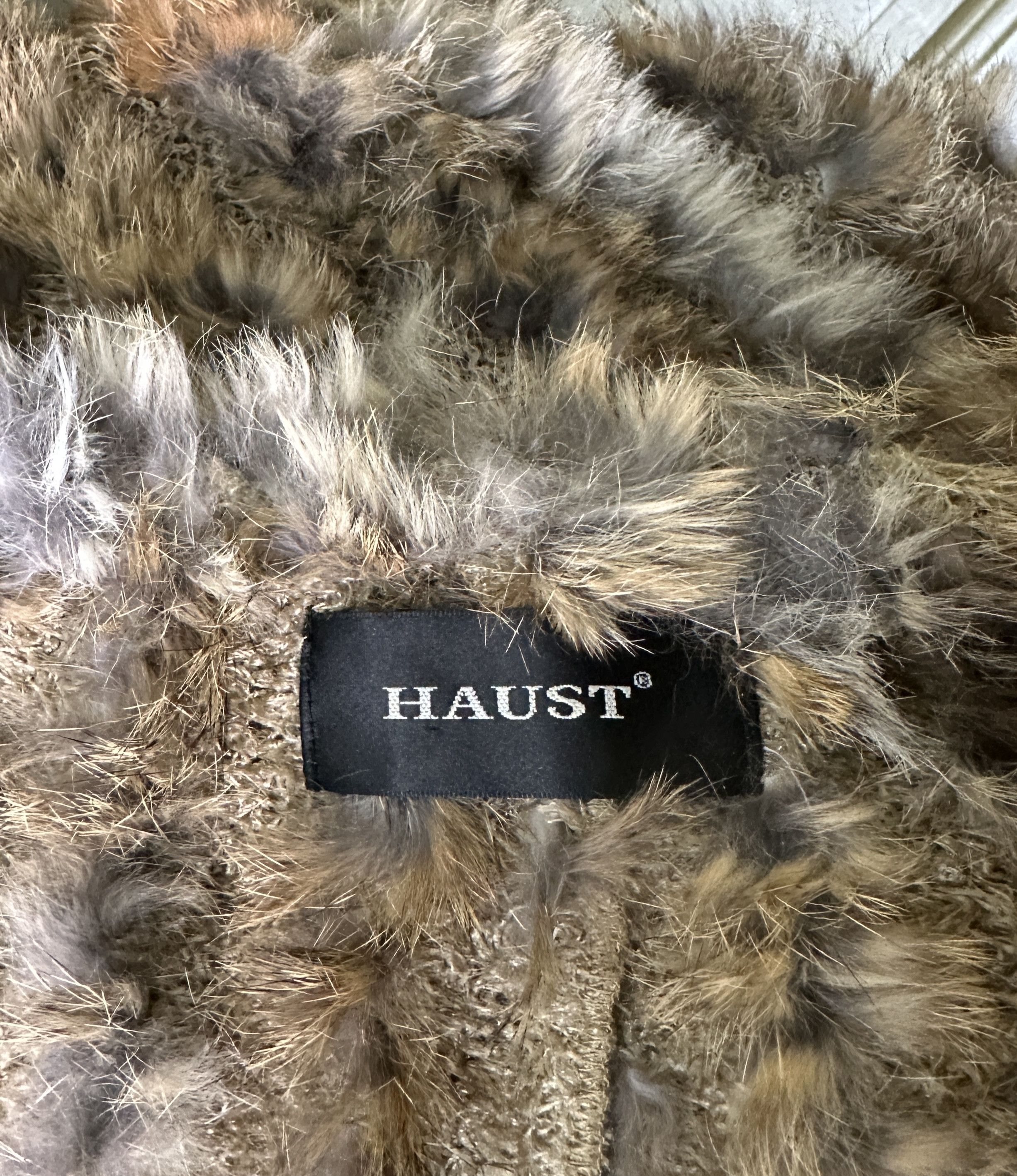 Designer Haust Vest Hoodie Rabbit Fur Size M / US 6-8 / IT 42-44 - 8 Thumbnail