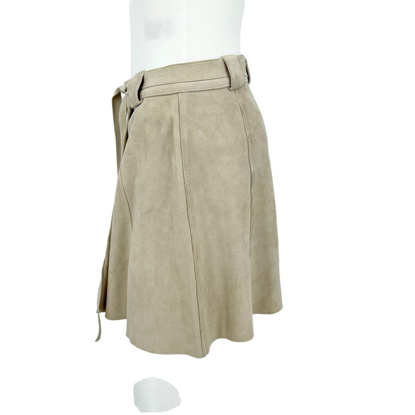 Madewell Madewell Faux Tan Suede Mini Leather Wrap Skirt Size 2 Size 26" / US 2 / IT 38 - 5 Thumbnail