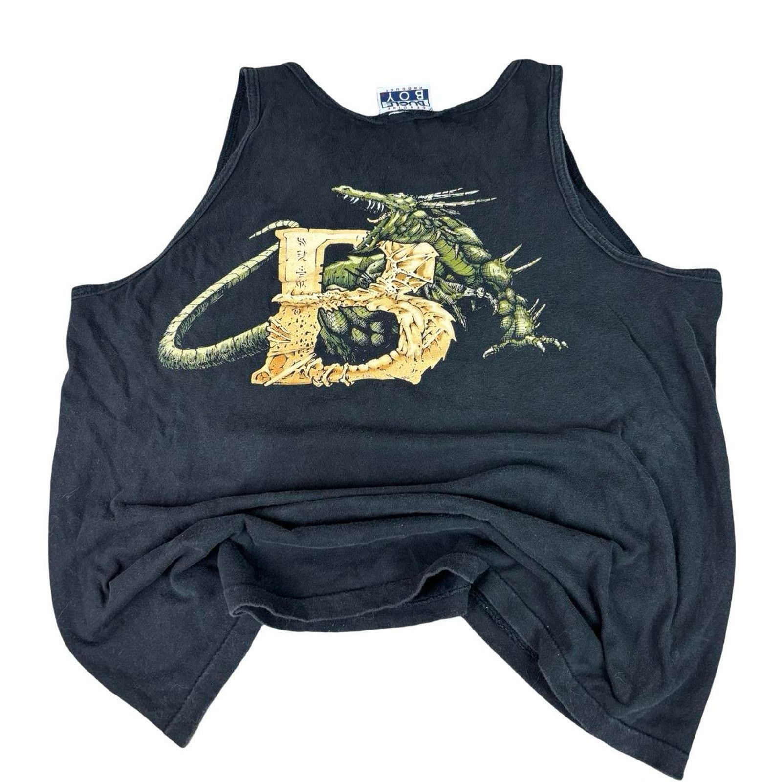 Bugle Boy × Southpole × Vintage 90s Bugle Boy Dragon T-shirt Size US L / EU 52-54 / 3 - 2 Thumbnail
