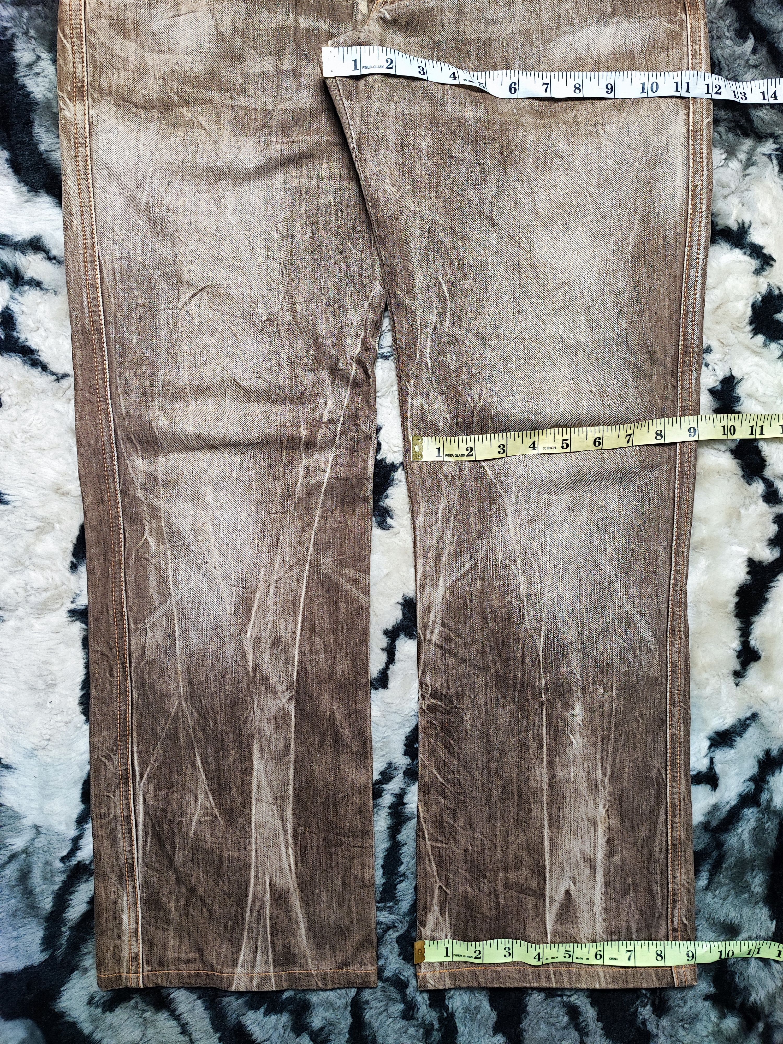 Kapital Vintage Edwin 503 Blue Trip Distressed Rusty Mud Jeans 36 Size US 34 / EU 50 - 4 Thumbnail