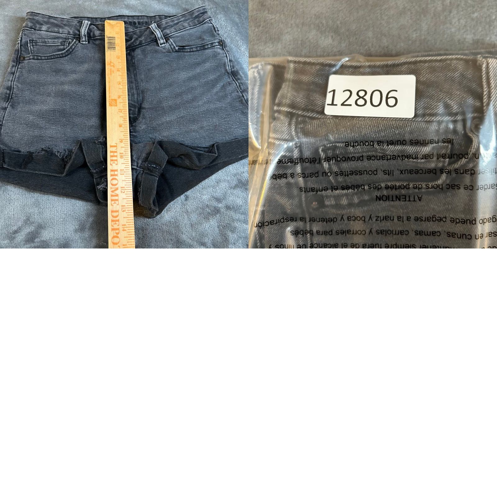 Vintage VINTAGE American Eagle Denim High Rise Mom Shorts Womens 6 Black Denim Shorts Size 28" / US 6 / IT 42 - 9 Thumbnail