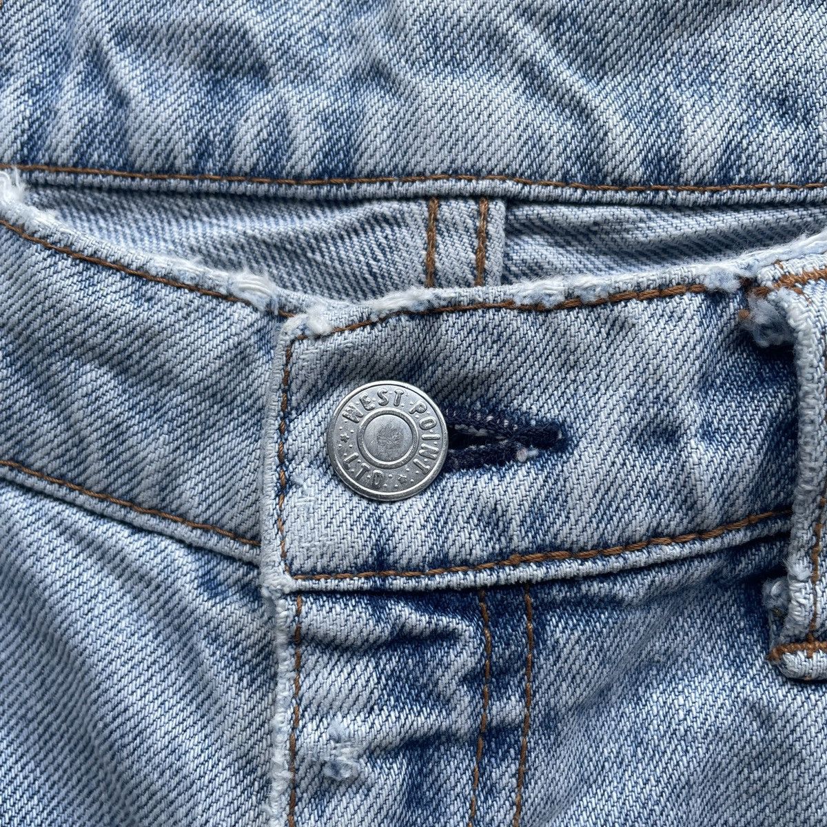 Japanese Brand Vintage Japanese Denim Wash Faded Jeans Distressed Pants W31 Size US 31 - 6 Thumbnail