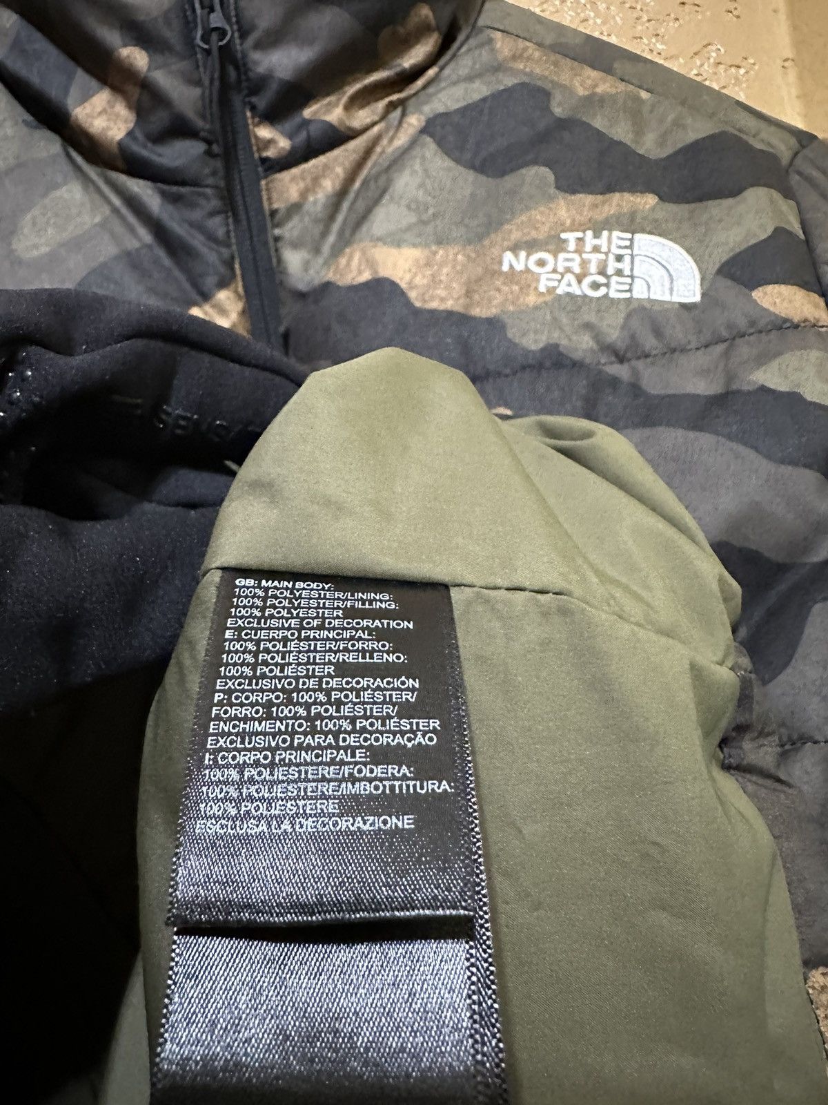 The North Face rare The North Face Camo Puffer Jacket Size US S / EU 44-46 / 1 - 6 Thumbnail