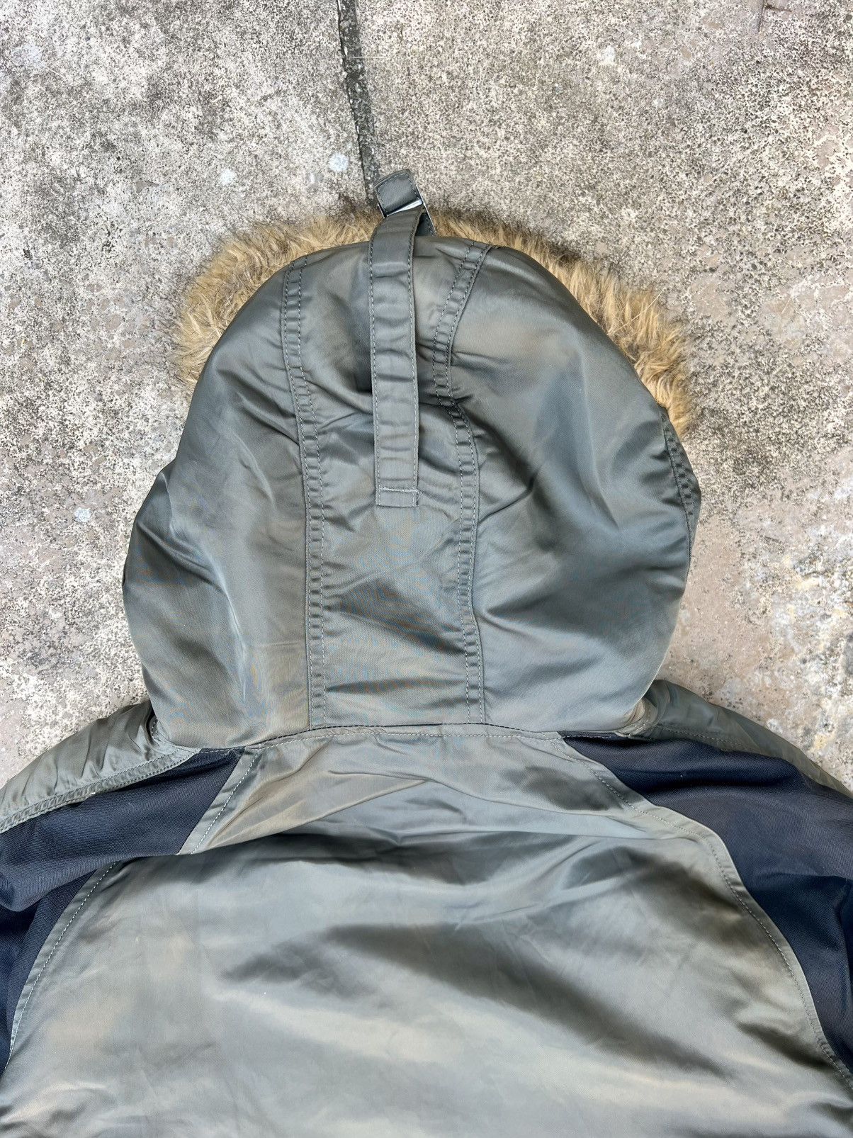 Alpha Industries × Vintage VINTAGE ALPHA INDUSTRIES N3B FAUX FUR HOODIE JACKET Size US L / EU 52-54 / 3 - 19 Thumbnail