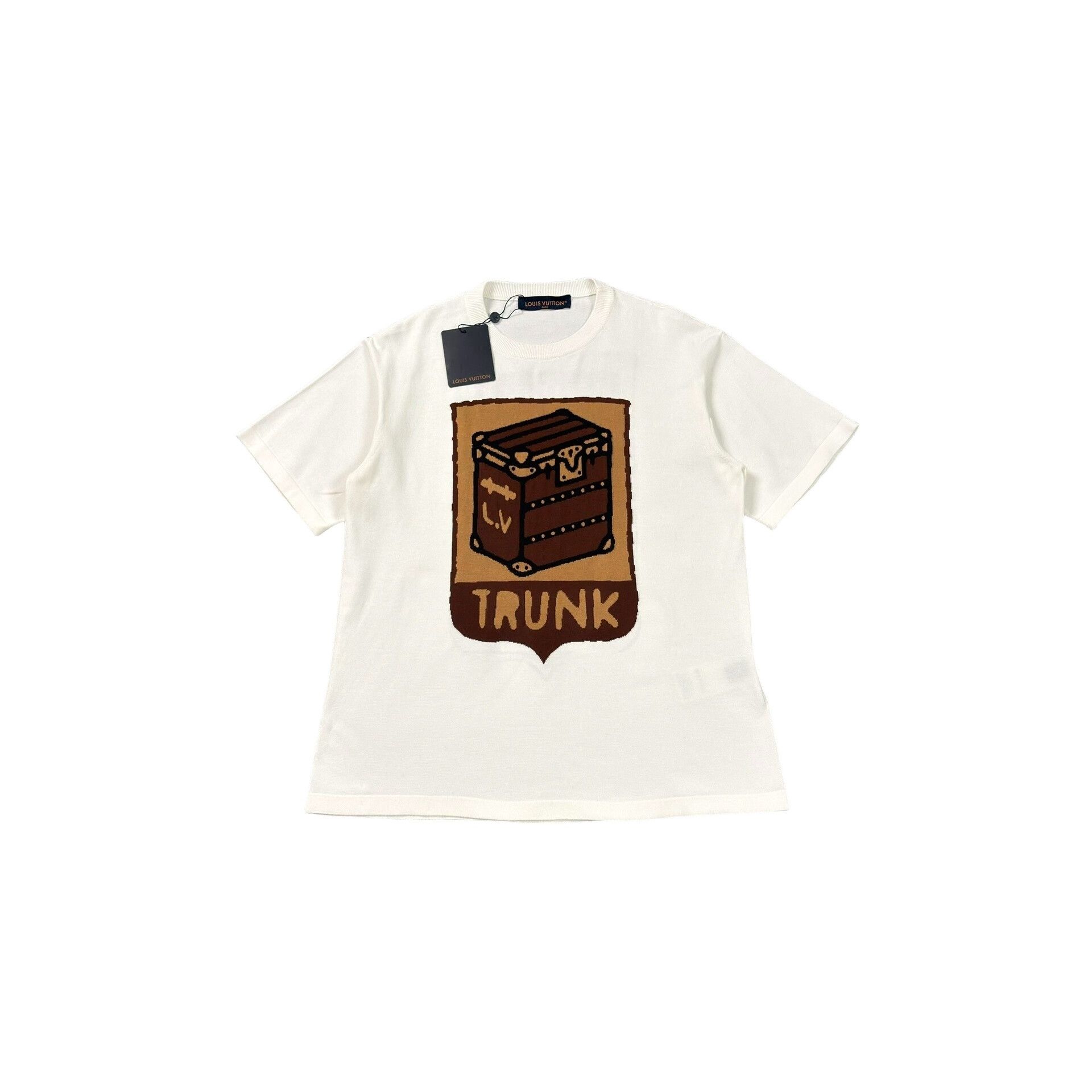 Louis Vuitton Louis Vuitton Trunk Graphic Knit T-Shirt M Size US M / EU 48-50 / 2 - 1 Thumbnail