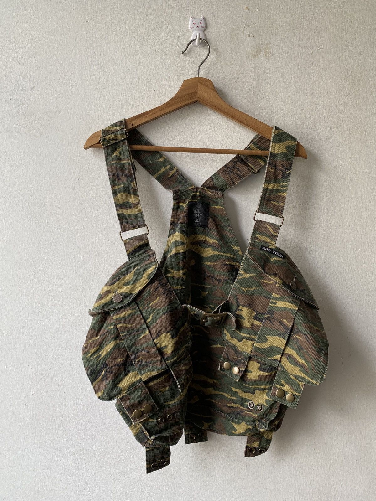 Dogtown × Vintage Vintage 90’s Dogtown Camo Tactical Vest Size US M / EU 48-50 / 2 - 5 Thumbnail
