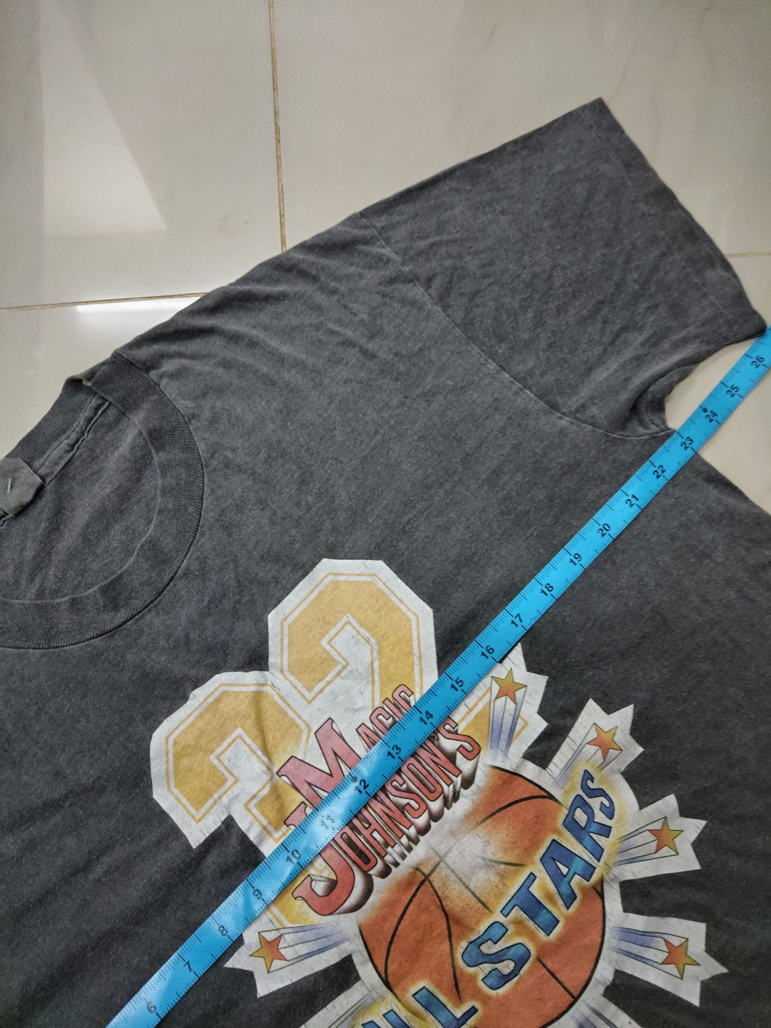 Vintage Vintage 90s Magic Johnson Allstar single stich usa tee Size US XL / EU 56 / 4 - 5 Thumbnail