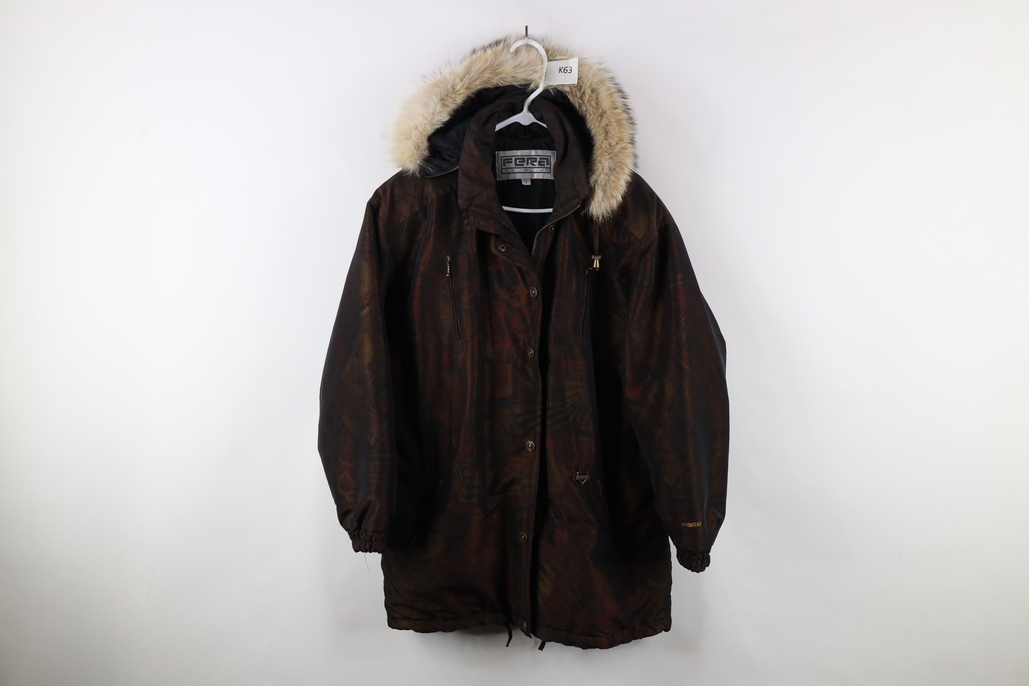 Vintage Vintage 90s Streetwear Trim Abstract Winter Skiing Jacket Size XL / US 12-14 / IT 48-50 - 1 Thumbnail