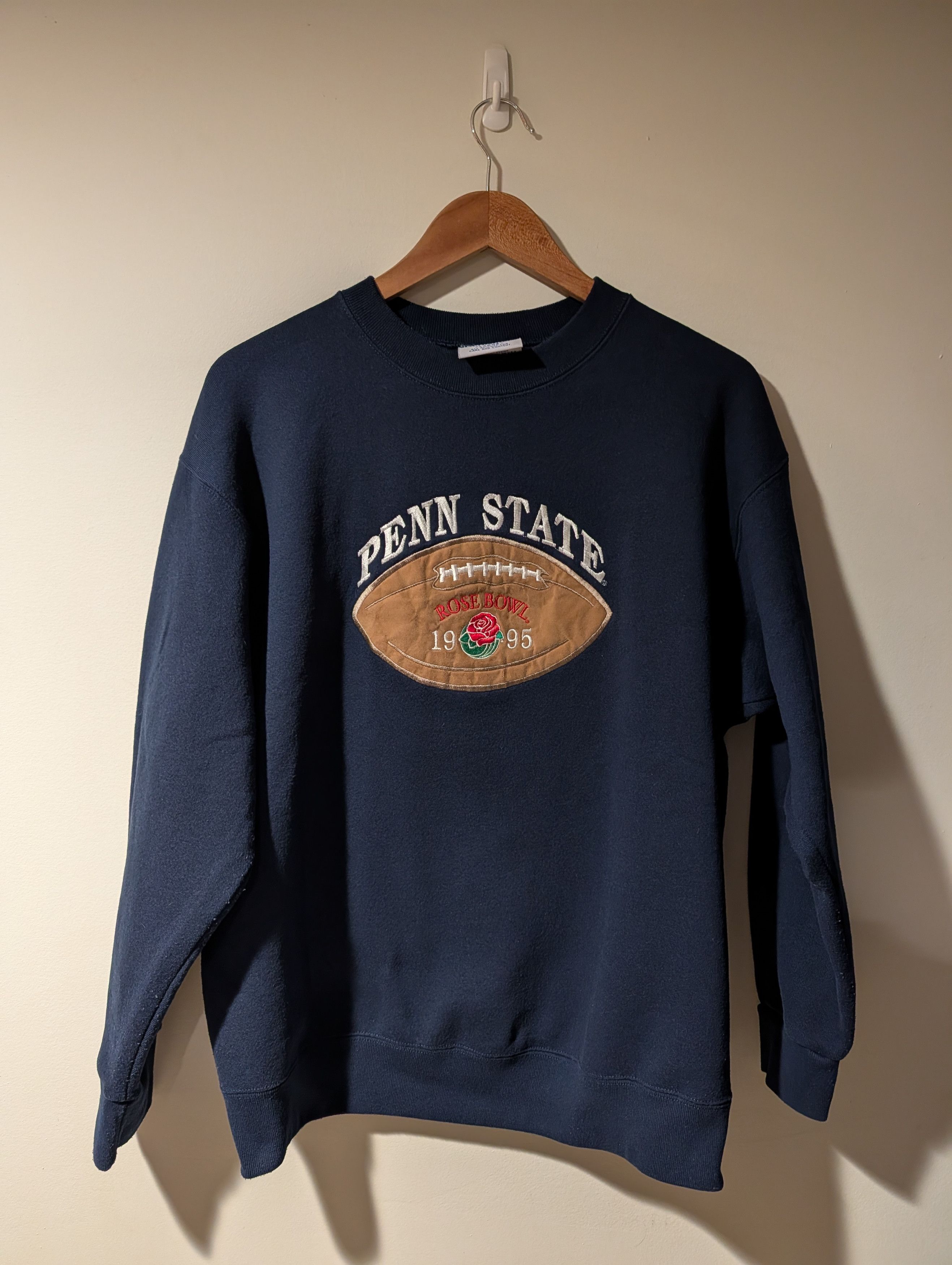 NCAA Vintage 1995 Penn State Nittany Lion Rose Bowl Sweatshirt Size US L / EU 52-54 / 3 - 1 Thumbnail