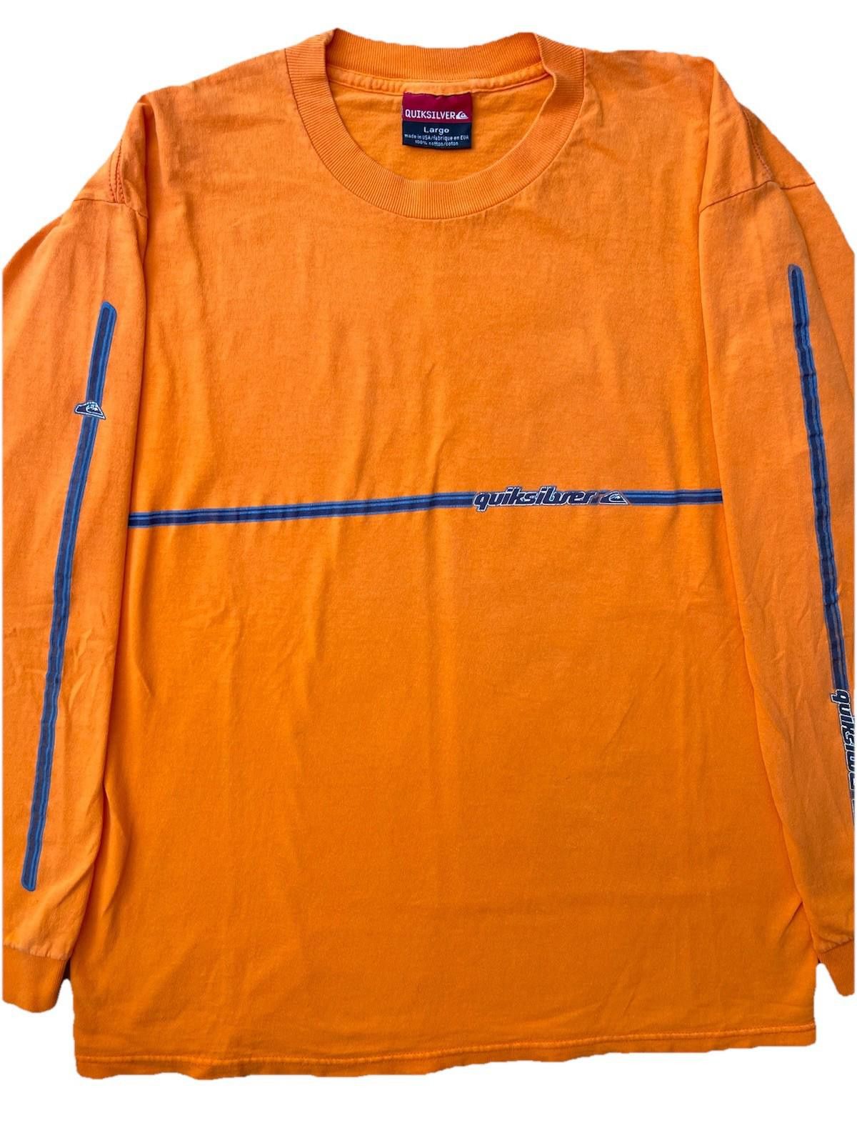 Quiksilver VTG 90s Quicksilver Surf Orange Longsleeve Large 21.5”x28.5” Size US L / EU 52-54 / 3 - 2 Thumbnail