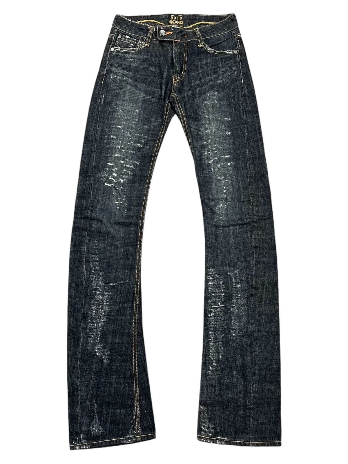 Japanese Brand 2000s Gekko - Distressed Denim Size US 29 - 1 Thumbnail