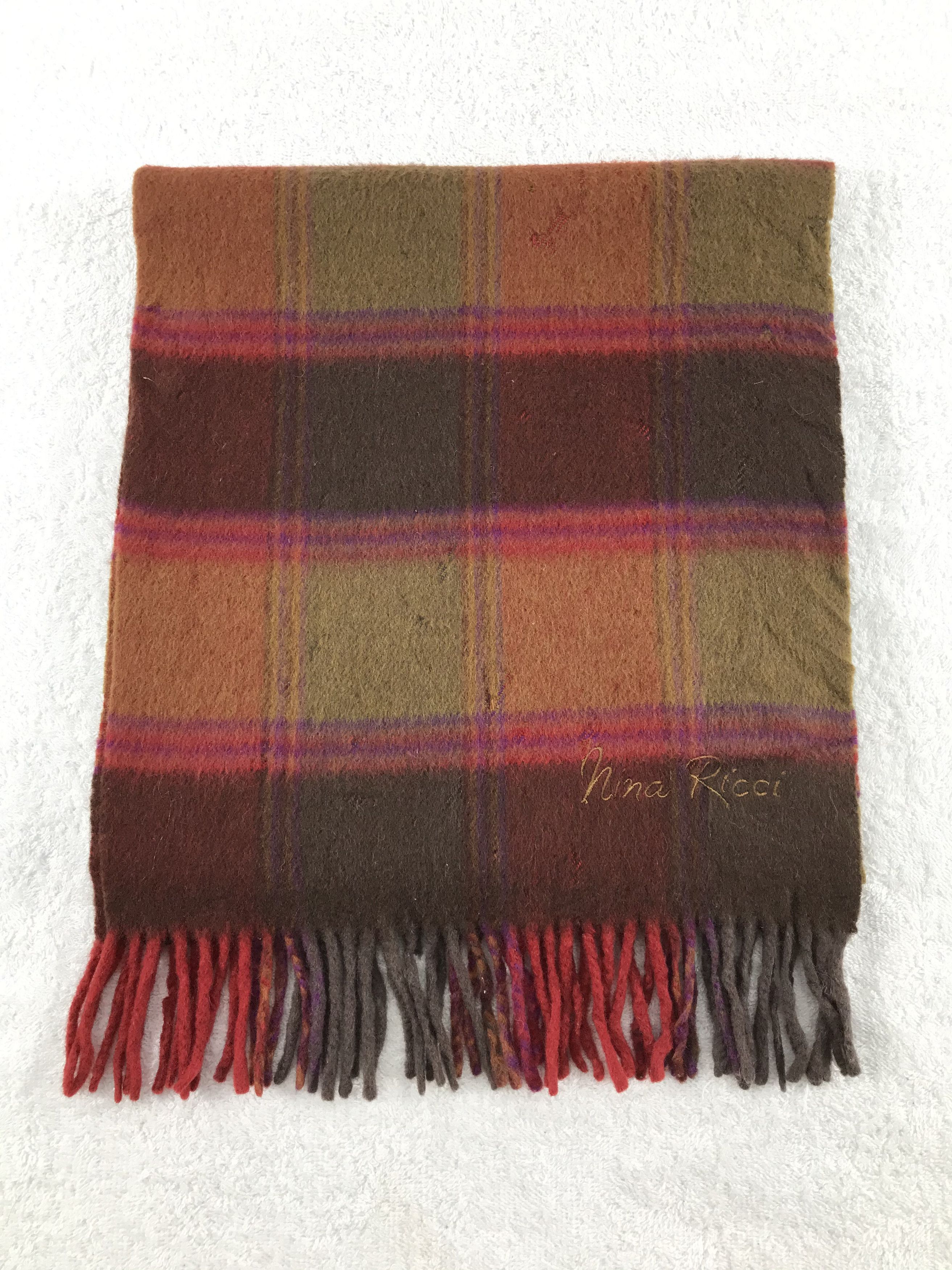 Vintage Nina Ricci Scarf / Muffler / Neckwear - WW1249 Size ONE SIZE - 3 Thumbnail