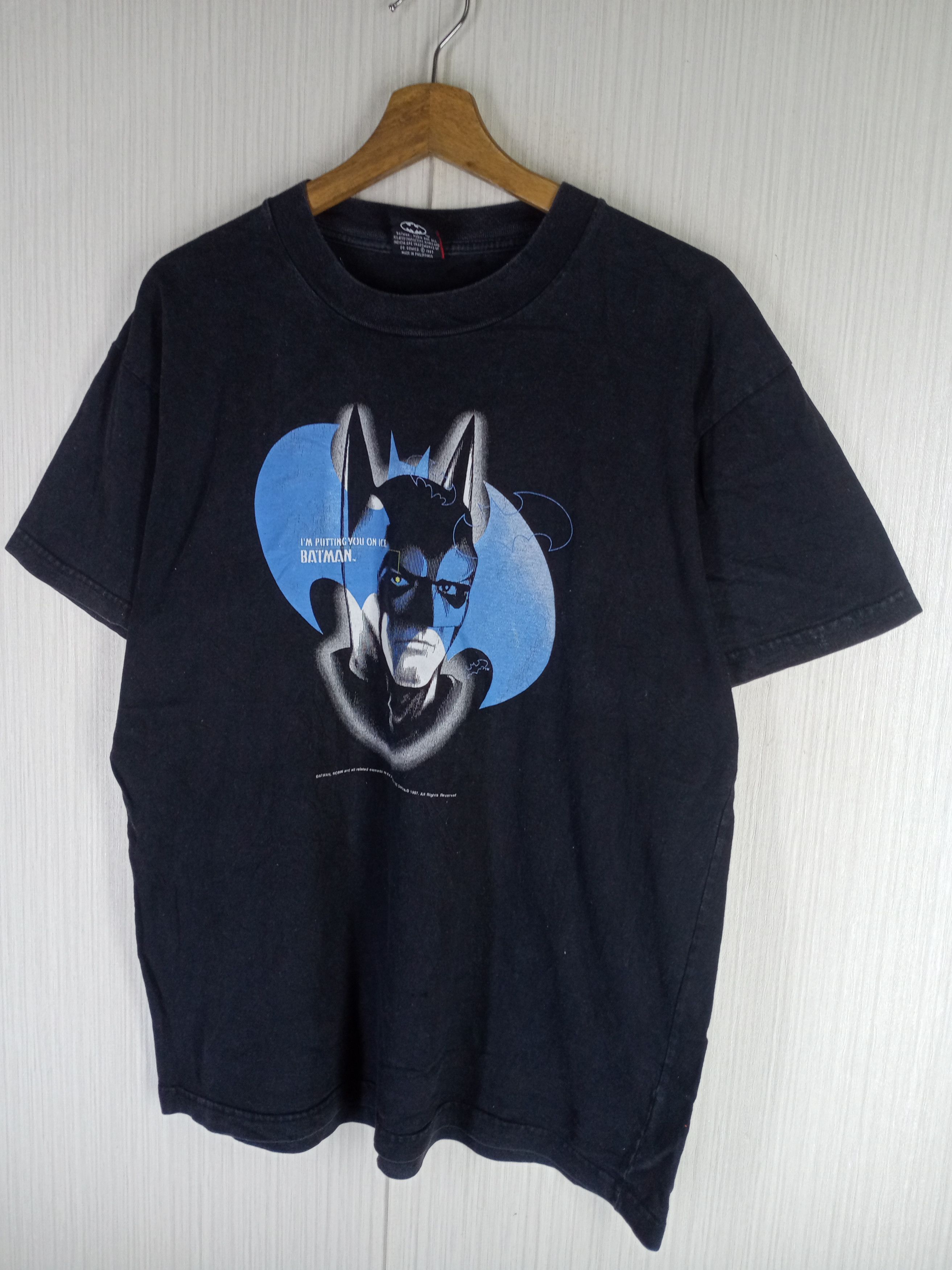 DC Comics Rare Vintage 1997 Batman & Robin Dc Comics Tshirt Size US M / EU 48-50 / 2 - 3 Thumbnail