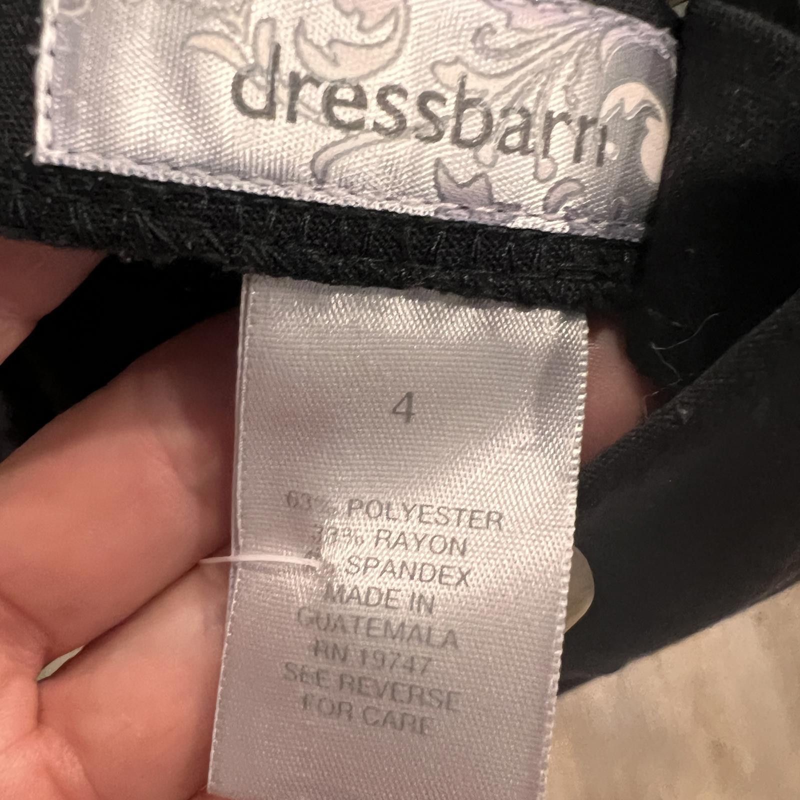 Other Dressbarn Black A-Line Skirt Size 4 Size 27" / US 4 / IT 40 - 3 Thumbnail