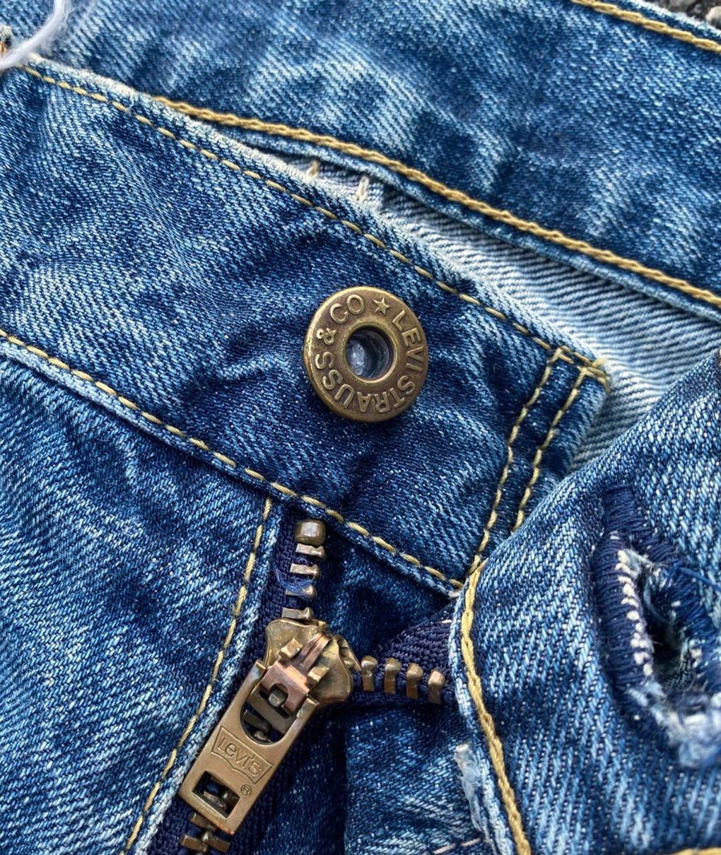 Kapital Vintage 90s Levis 503 Distressed Denim Size US 32 / EU 48 - 15 Thumbnail
