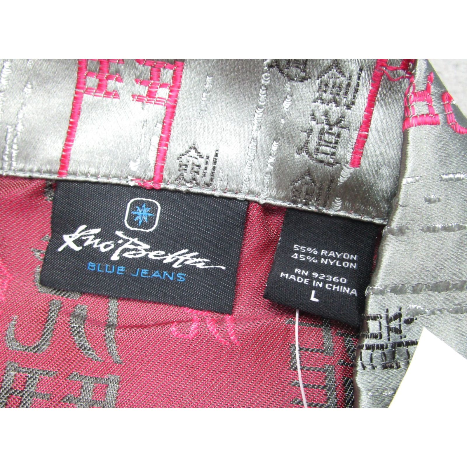 Vintage VINTAGE Kno Betta Shirt mens M Japanese Abstract Metallic Satin y2k All Over Size US M / EU 48-50 / 2 - 5 Thumbnail