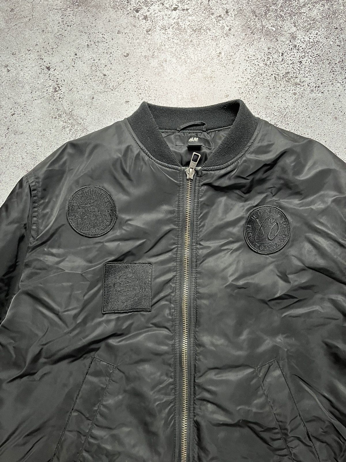 H&M × The Weeknd × XO ❤️🦺The Weeknd × H&M Black Bomber Jacket Weeknd XO Bomber Size US L / EU 52-54 / 3 - 3 Thumbnail