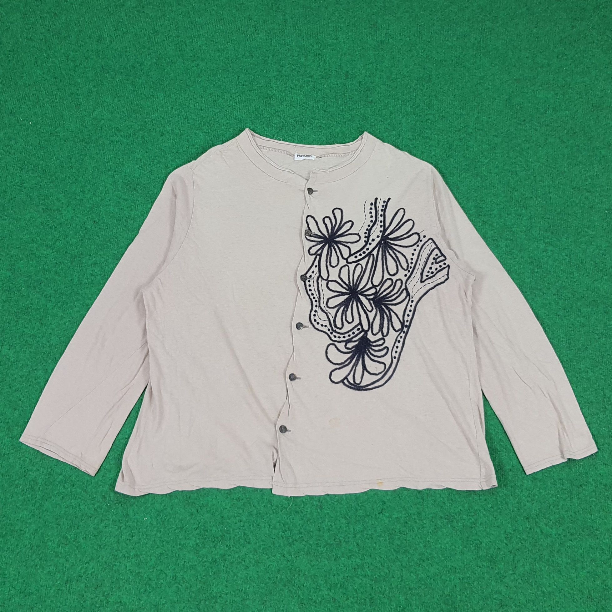 Issey Miyake × Japanese Brand × Vintage Vintage Issey Miyake Plantation Twee Button Up Shirt Size L / US 10 / IT 46 - 1 Thumbnail