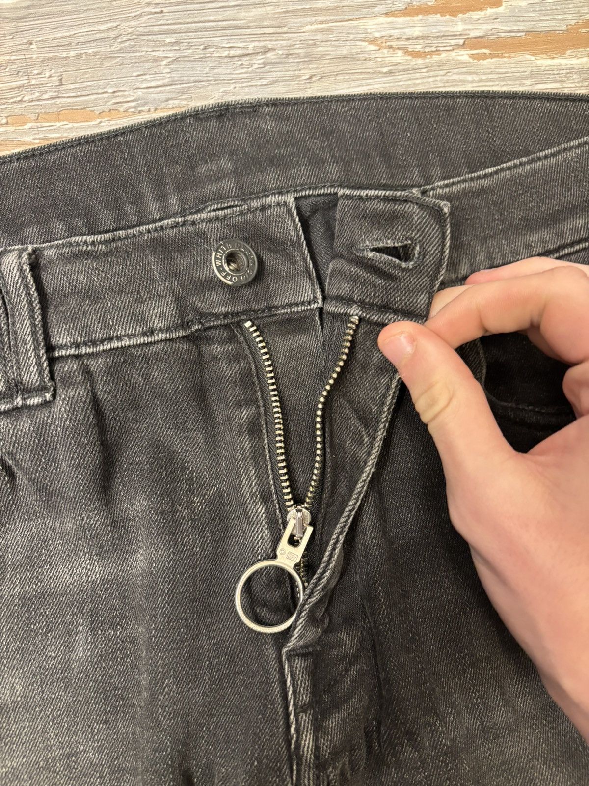 Off-White Off-White Black Denim Jeans Size US 30 / EU 46 - 6 Thumbnail