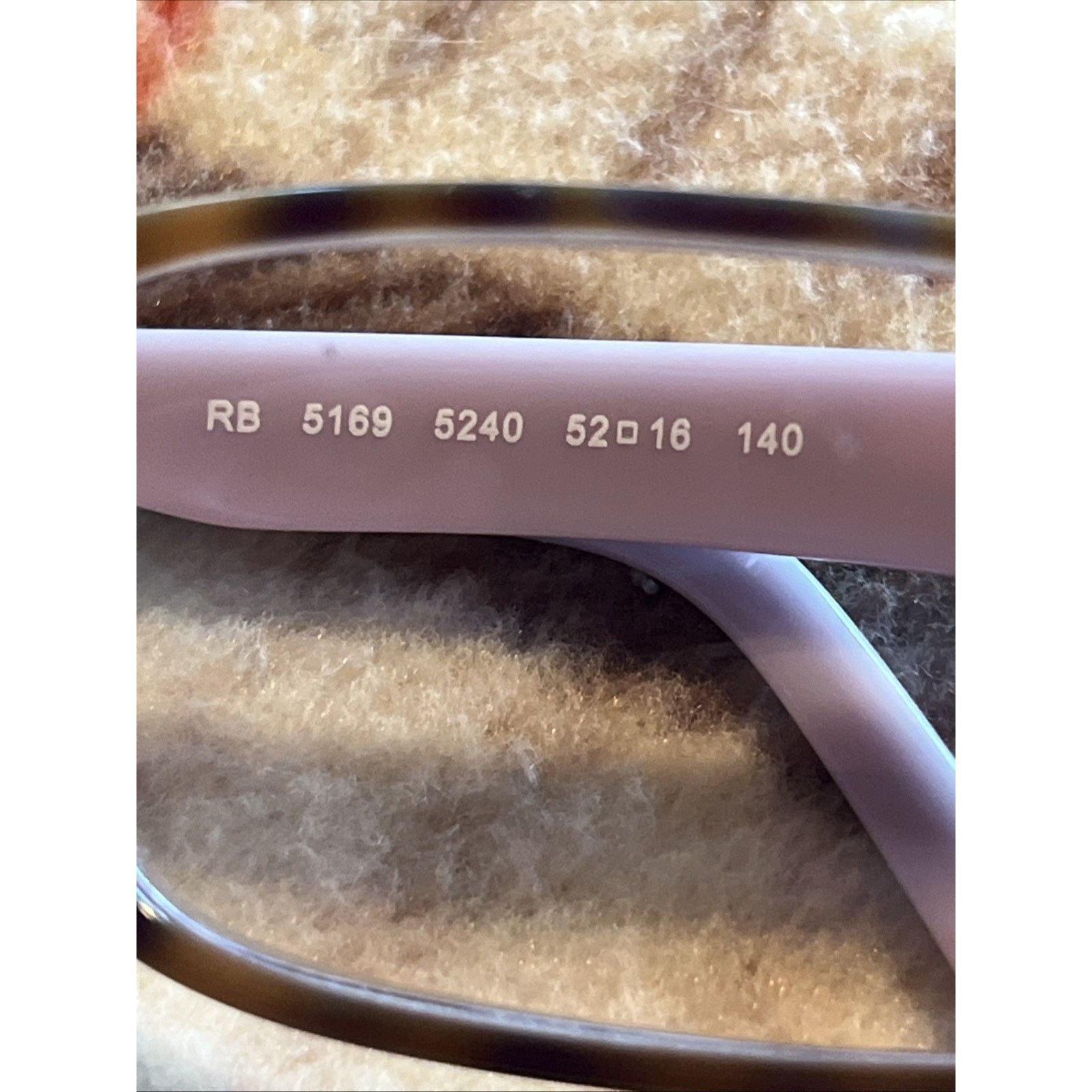 RayBan Ray-Ban RB5169 5240 Eyeglasses Frame Brown 52-16-140 1881 Size ONE SIZE - 3 Thumbnail