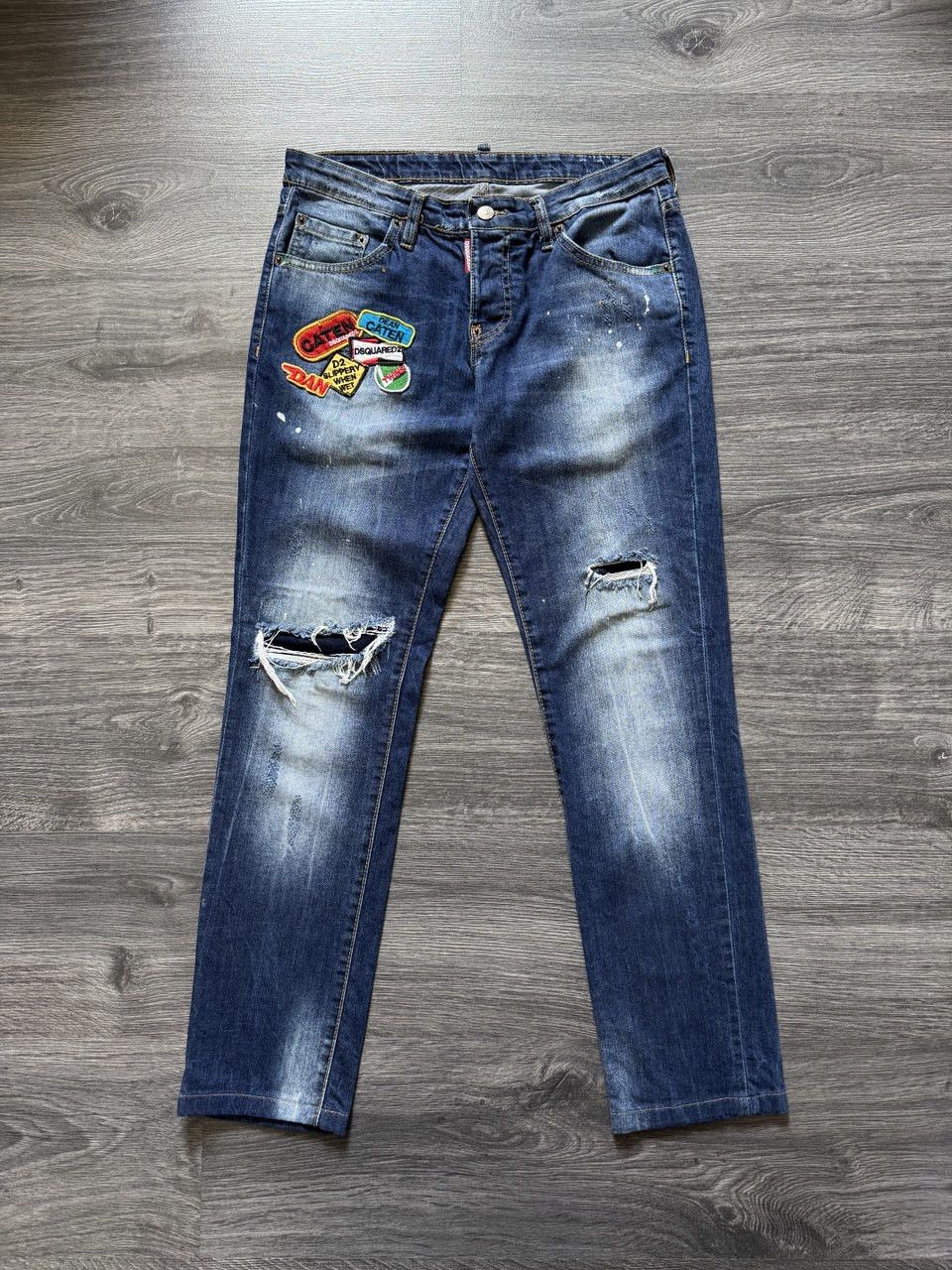 Dsquared2 Dsquared2 Distressed Denim Pants Jeans Streetwear Hype Size US 30 / EU 46 - 1 Thumbnail