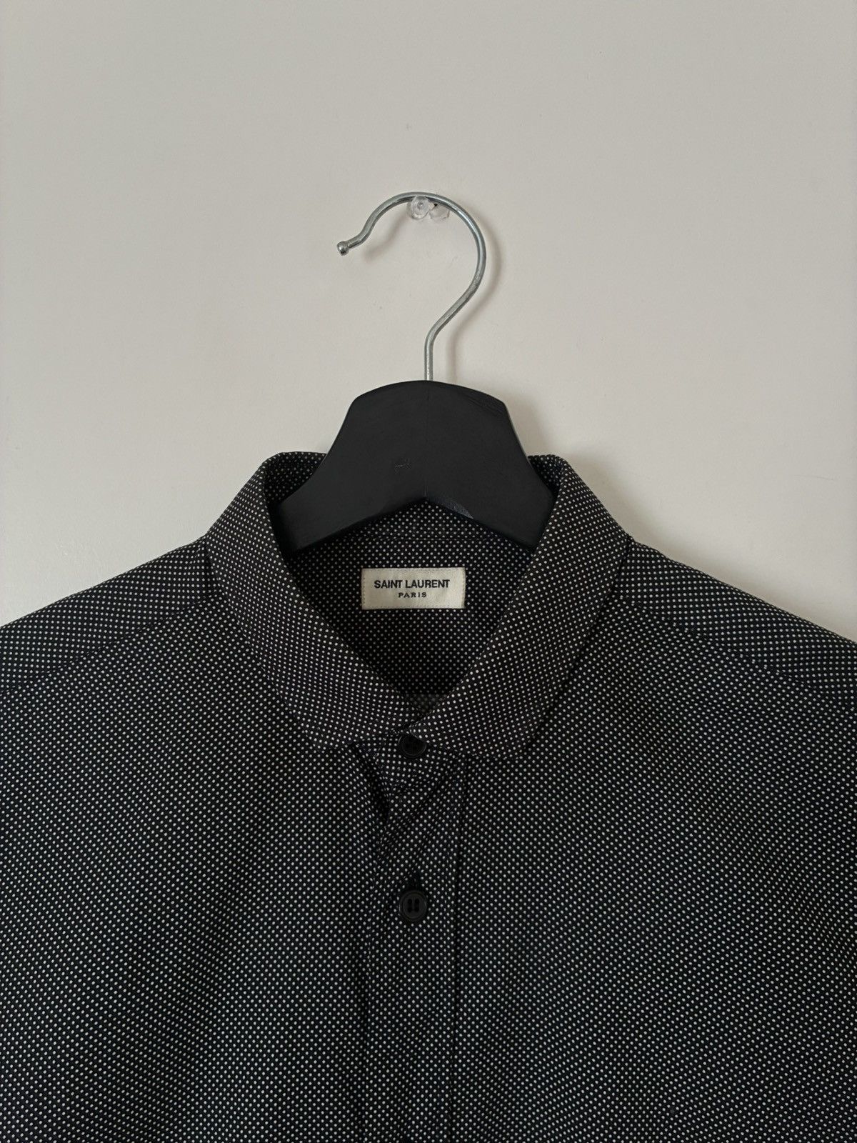 Saint Laurent Paris Saint Laurent Paris 2013 Micro Dot Button Up Size US S / EU 44-46 / 1 - 2 Thumbnail