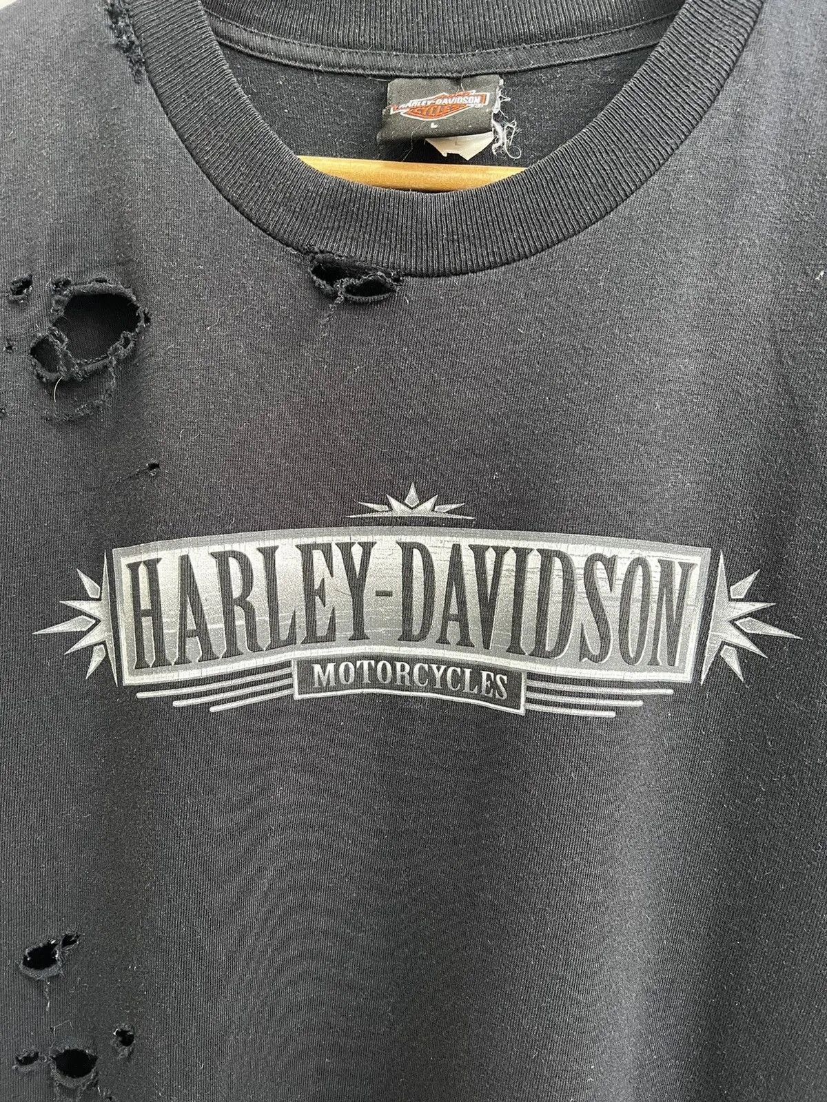 Harley Davidson 90s 3d emblem eagle flames japanese Harley Davidson t shirt Size US L / EU 52-54 / 3 - 9 Thumbnail