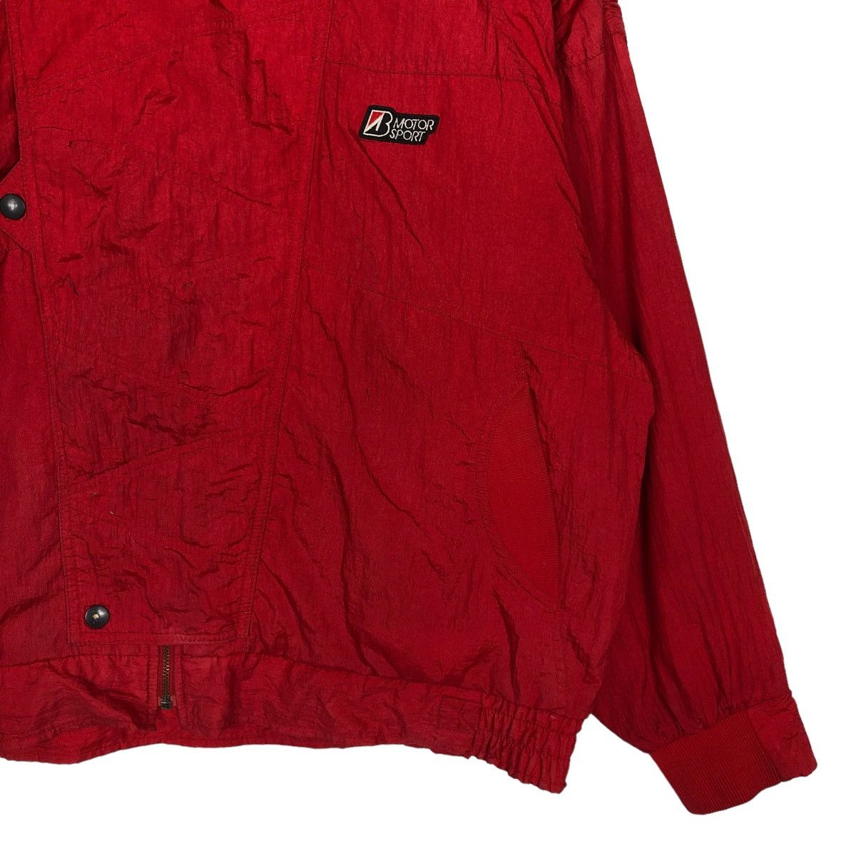Japanese Brand 🔥90’s Vintage Work Racing Bomber Jacket Bridgestone Motor Size US XL / EU 56 / 4 - 4 Thumbnail