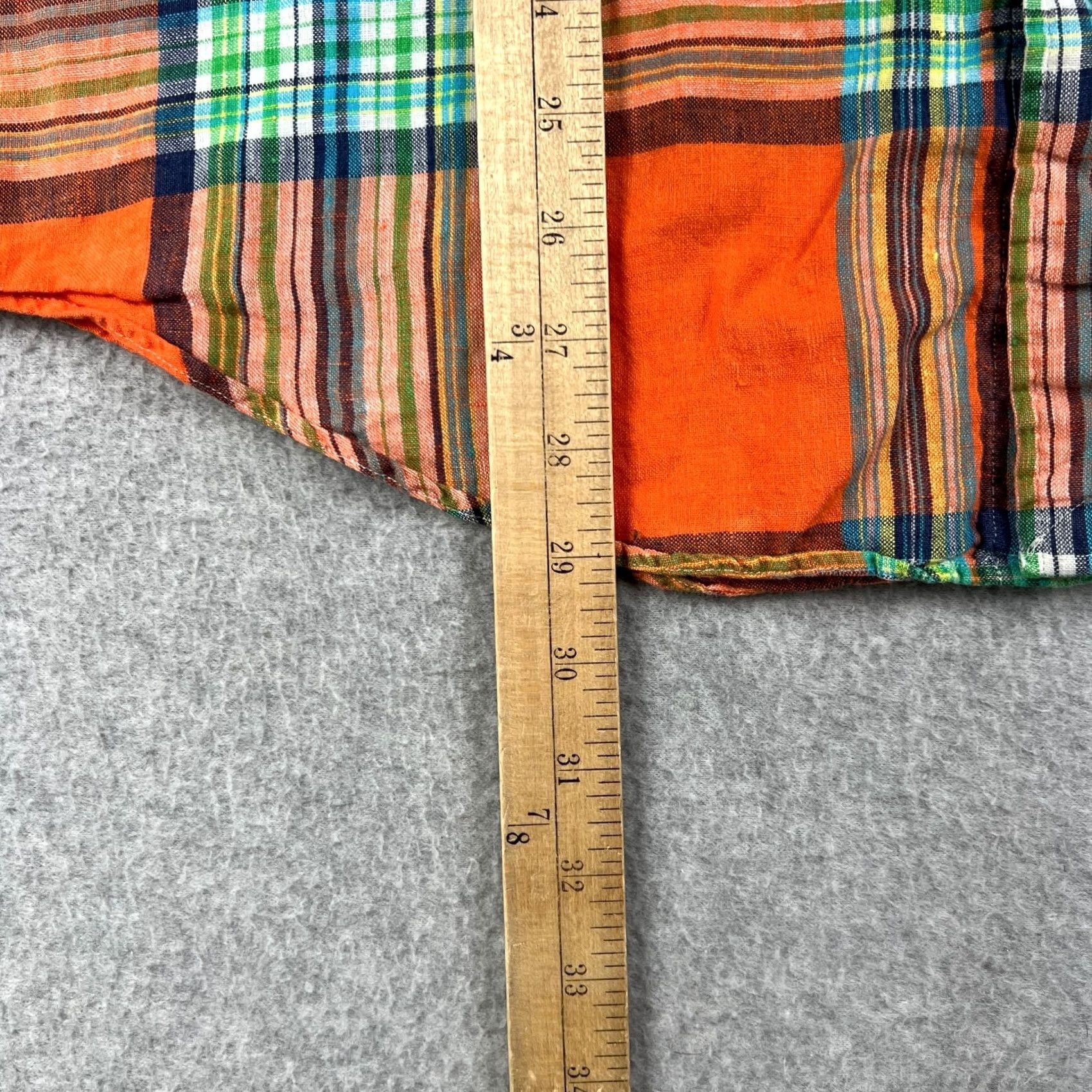 Polo Ralph Lauren Polo Ralph Lauren Linen Epaulettes Long Sleeve Button Shirt XL Mens Orange - Woven - XL Size - Classic Fit | Apparel Size US XL / EU 56 / 4 - 7 Thumbnail