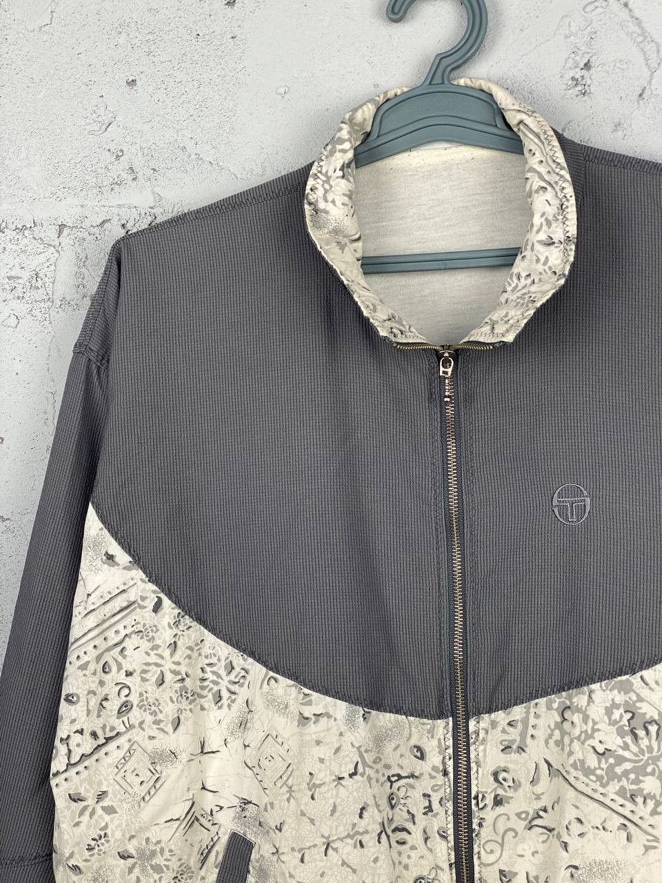 Designer × Sergio Tacchini × Vintage Vintage 90s Sergio Tacchini Windbreaker Track Jacket Size US L / EU 52-54 / 3 - 4 Thumbnail