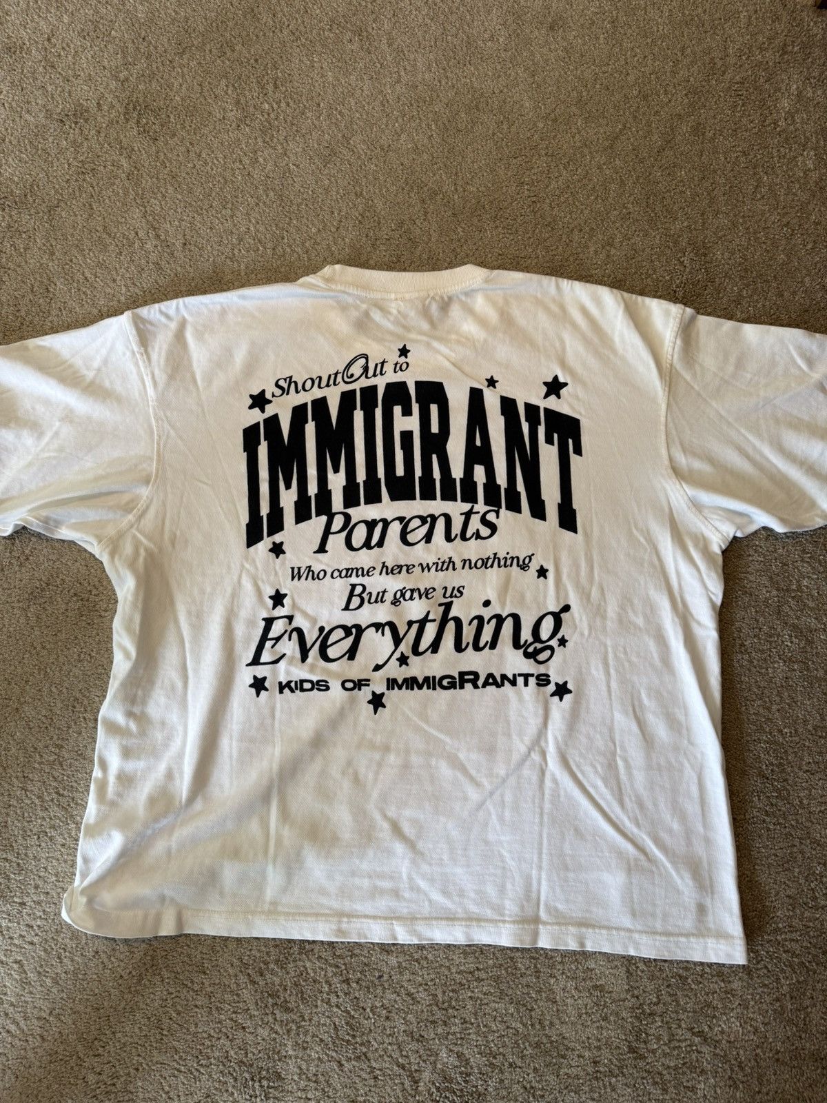 Other Kids Of Immigrants White S/S Tee Size US XXL / EU 58 / 5 - 3 Thumbnail