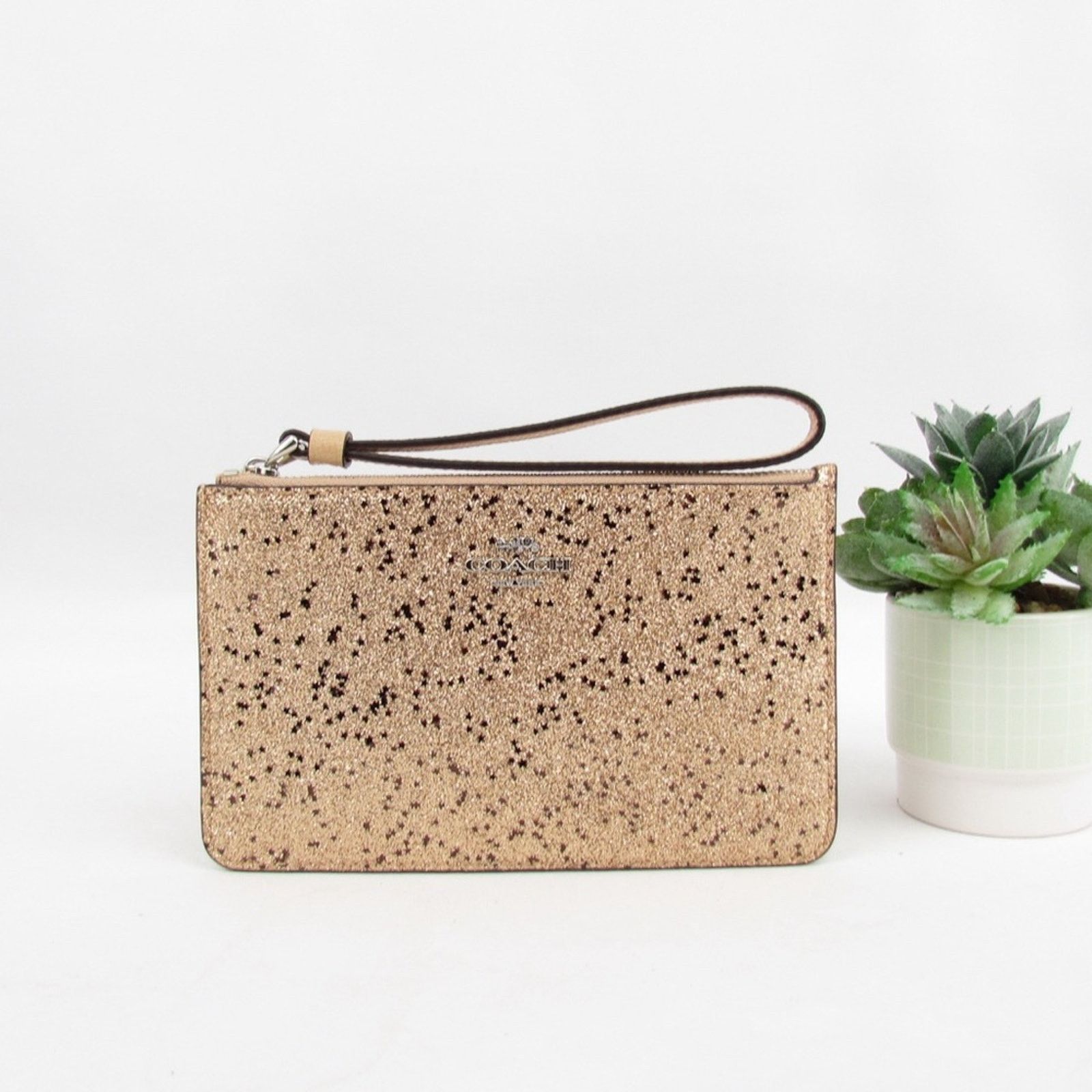 Coach NWT Coach Star Glitter Wristlet Size ONE SIZE - 1 Thumbnail