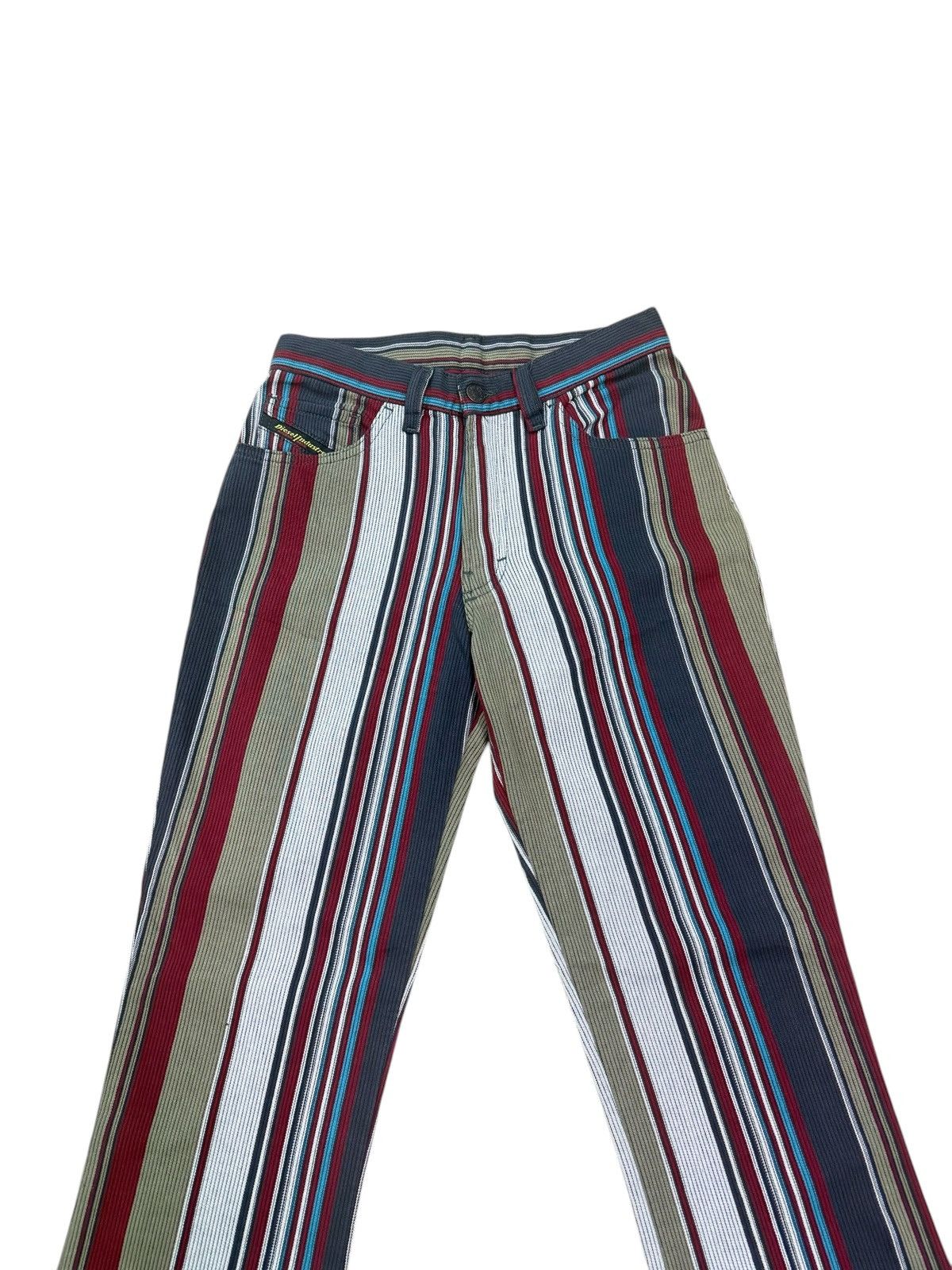 Diesel DIESEL STRIPE FLARE PANT Size 26" / US 2 / IT 38 - 6 Thumbnail