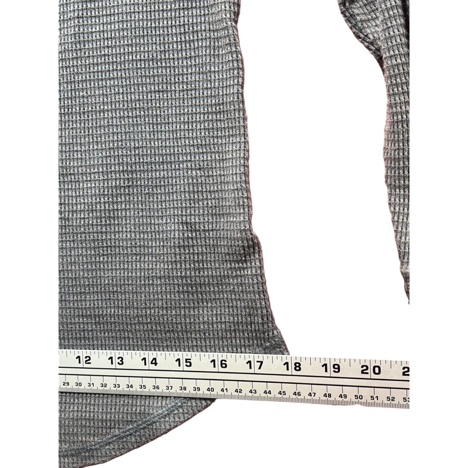 Other Knox Rose - Women's Long Sleeve Notch Neck Thermal Top - Dar Size M / US 6-8 / IT 42-44 - 7 Thumbnail