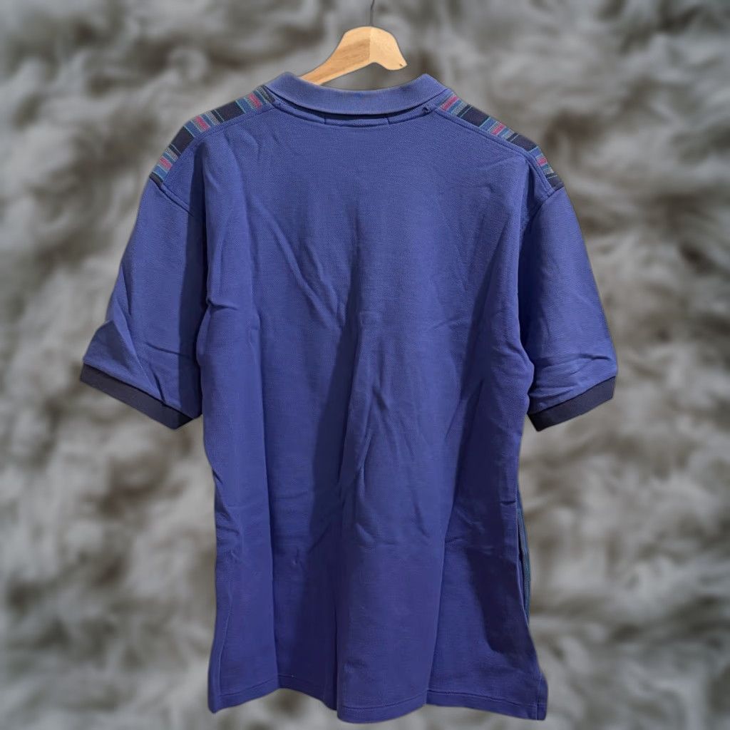 Vintage VINTAGE Nicklaus Polo Shirt Mens Large Blue Stripe Short Sleeve USA Made Golf Size US L / EU 52-54 / 3 - 1 Thumbnail