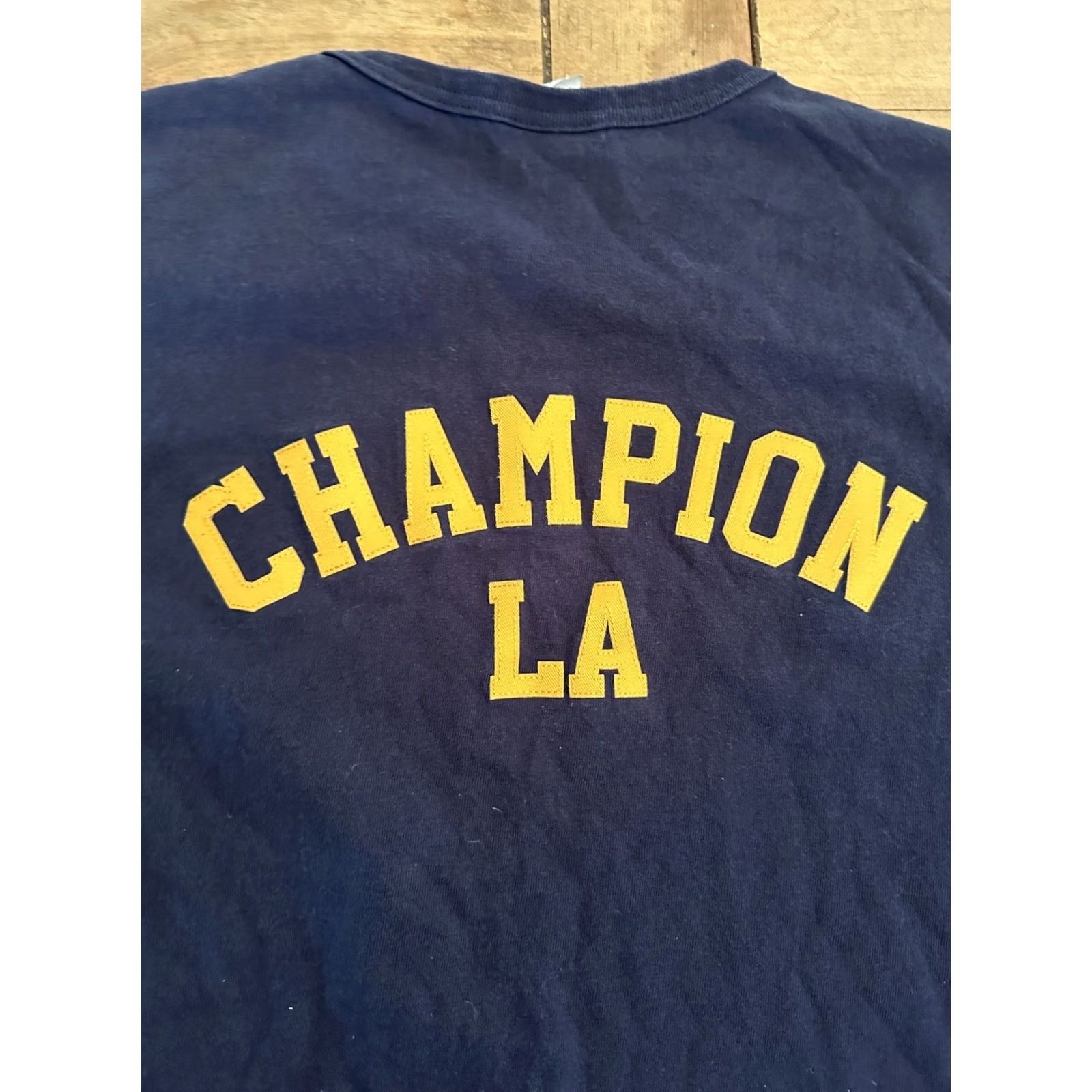 Champion VINTAGE Men’s blue Champion LA Stitched Embroidered Blue Shirt 2XL Mens Shirt 2XL Blue Embroidered Stitch LA Champion Size US XXL / EU 58 / 5 - 4 Thumbnail