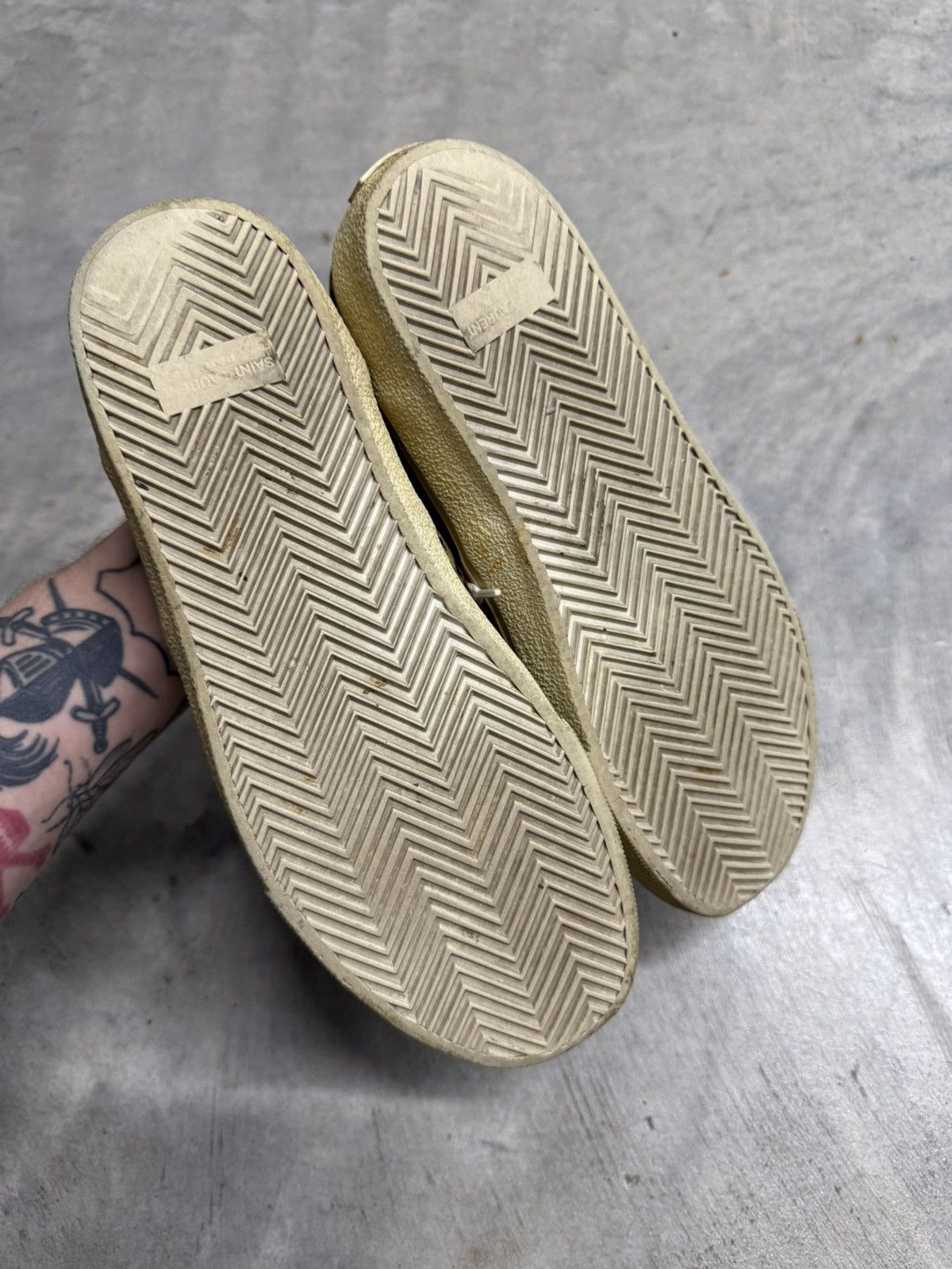 Saint Laurent Paris Saint Laurent Leopard Skate Sneakers Size US 10.5 / EU 43-44 - 9 Thumbnail