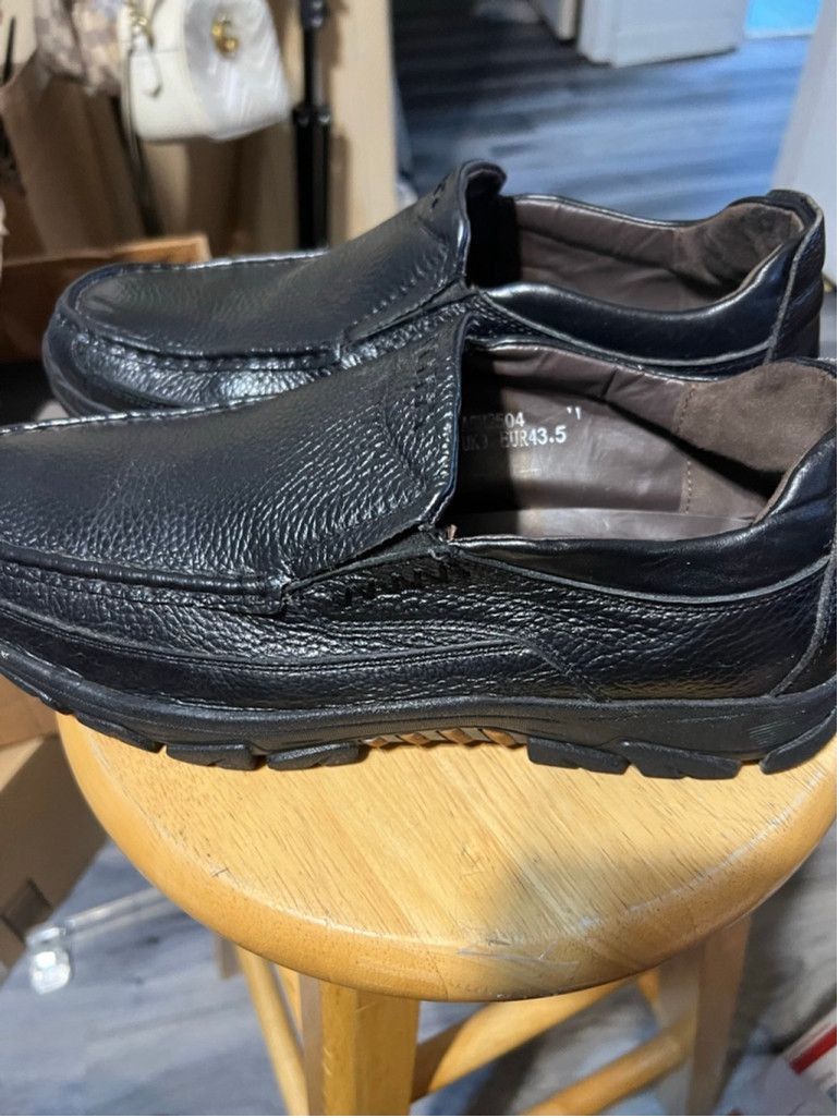 Other Men's Crepuscolo Black Leather Loafers Slip-Ons US 10 Size US 10 / EU 43 - 3 Thumbnail