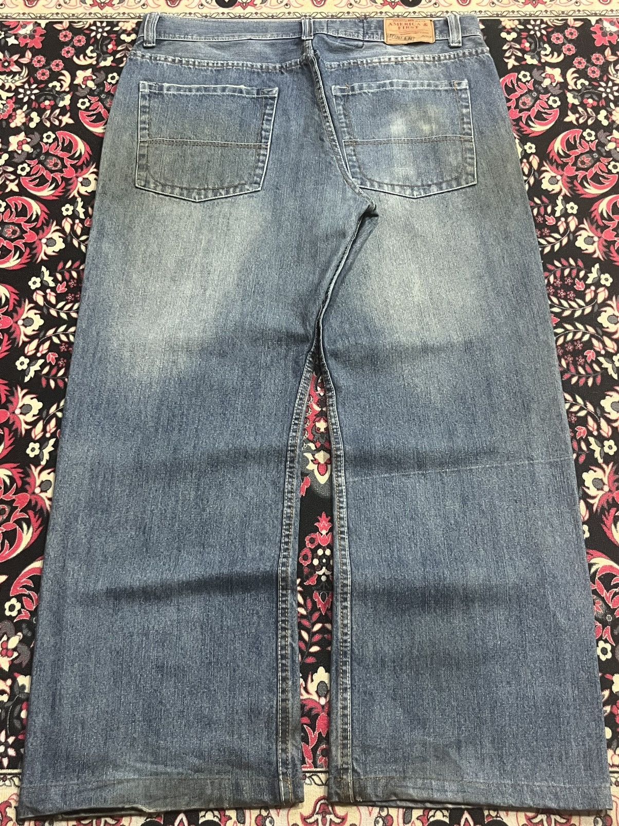 Abercrombie & Fitch Vintage Abercrombie & Fitch Distressed Loose Baggy Jeans Size US 36 / EU 52 - 2 Thumbnail