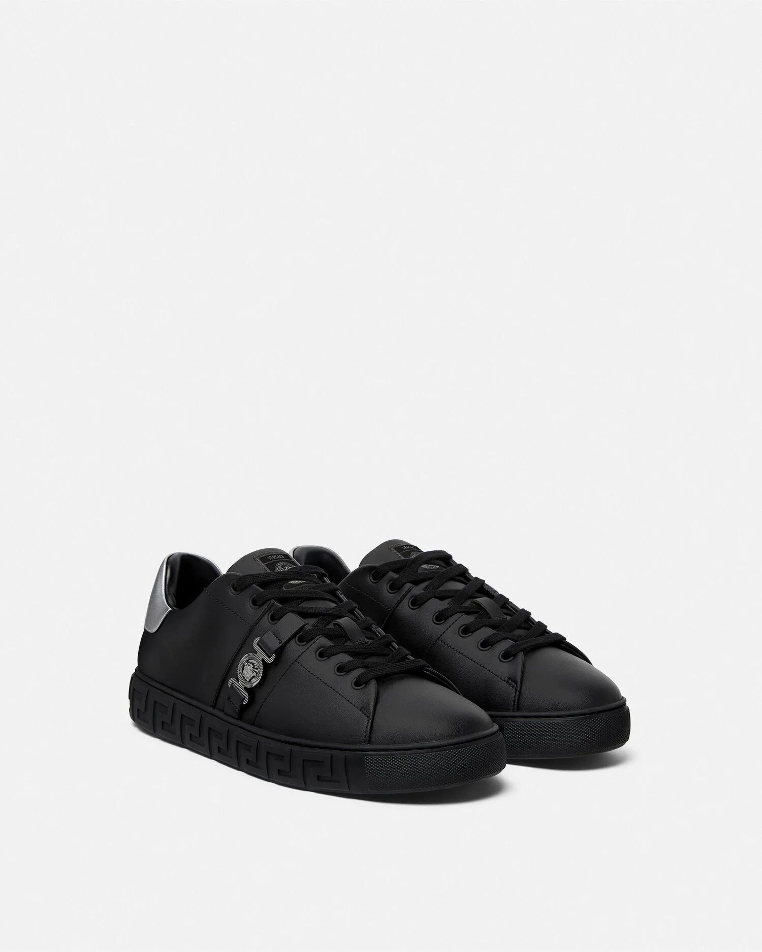 Versace os11x0326 Greca Sneakers in Black/Grey Size US 10 / EU 43 - 2 Thumbnail