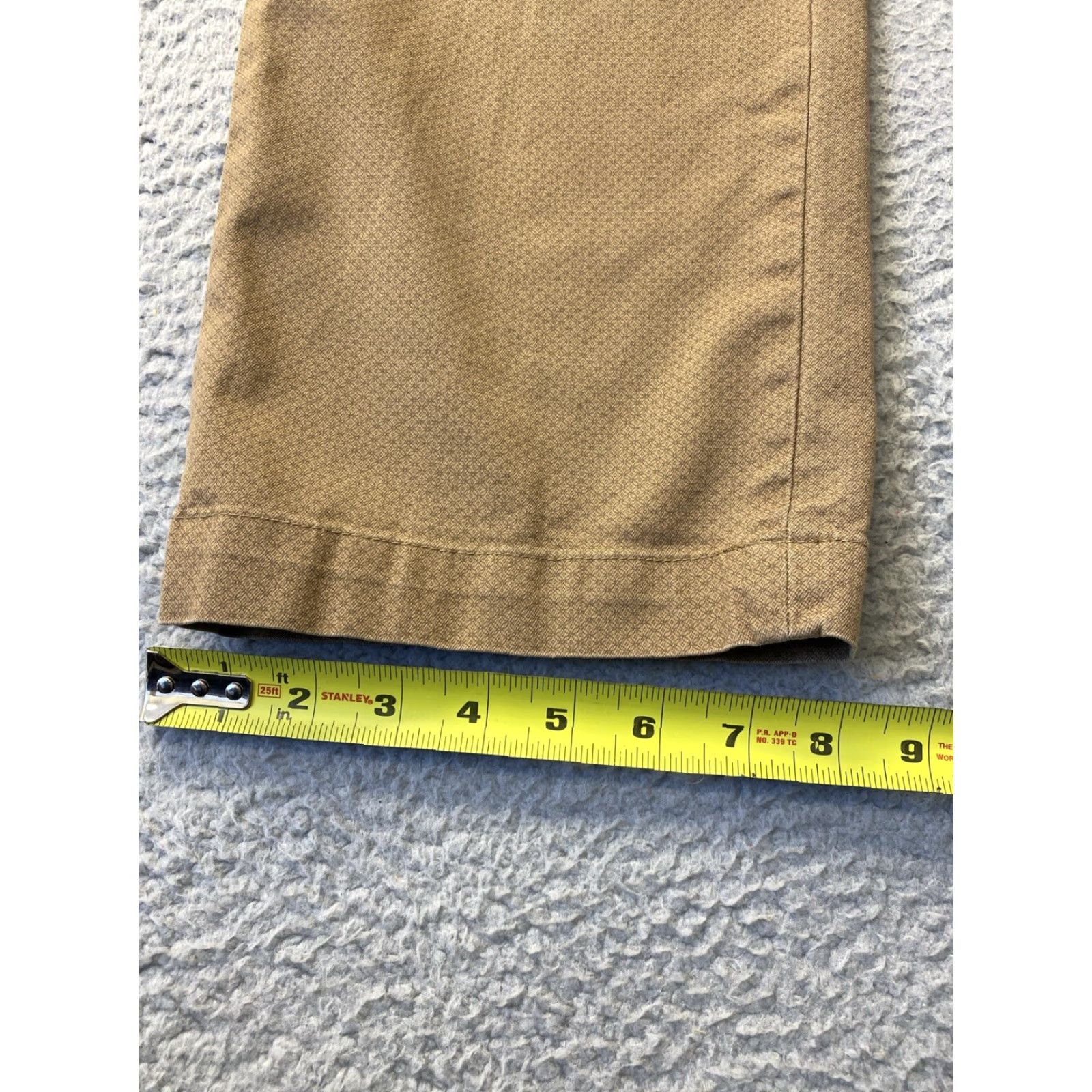 Banana Republic BANANA REPUBLIC Mens Chino Pants Light Brown 36x30 Straight Fit 5-Pocket Easy Care Machine Washable Size US 36 / EU 52 - 6 Thumbnail