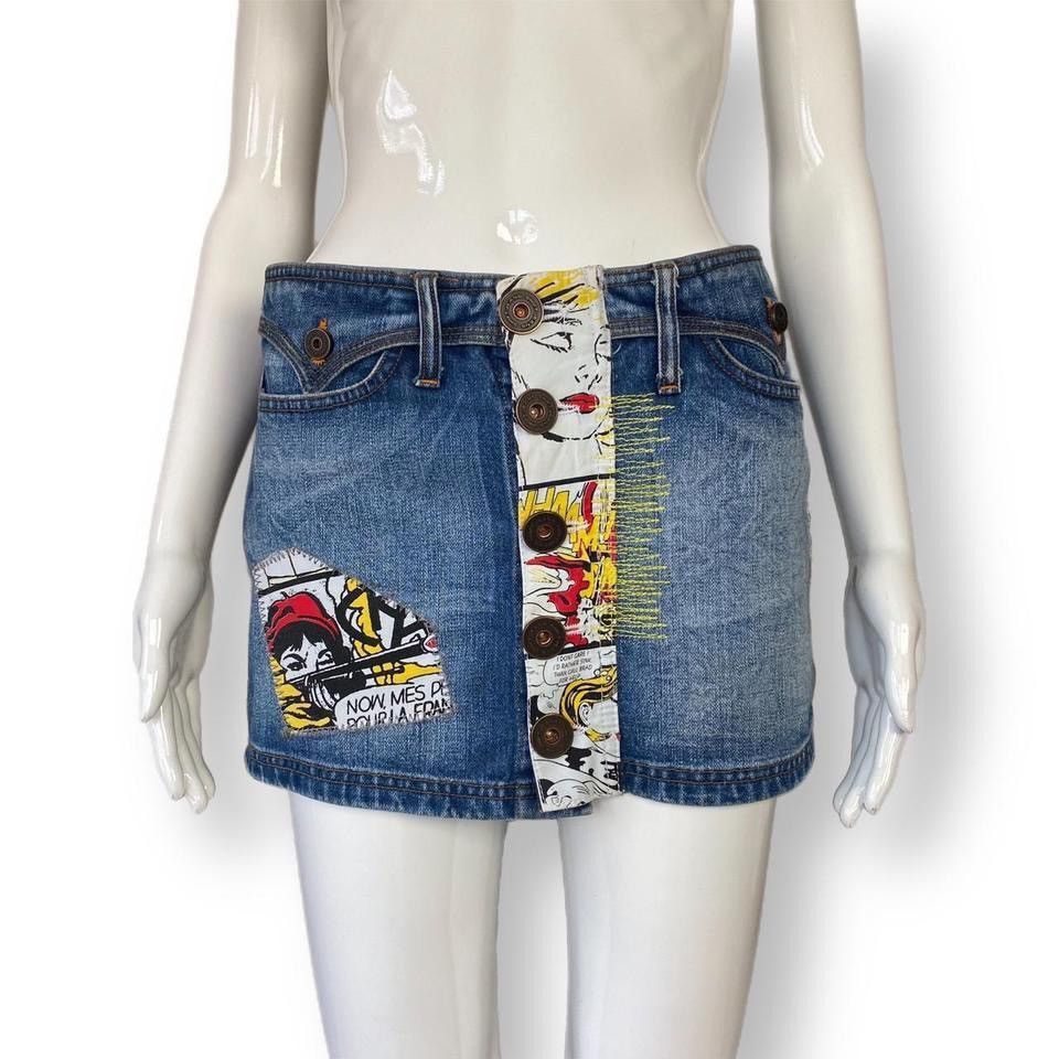Other Mini Skirt Pop Art Size 27" / US 4 / IT 40 - 1 Thumbnail