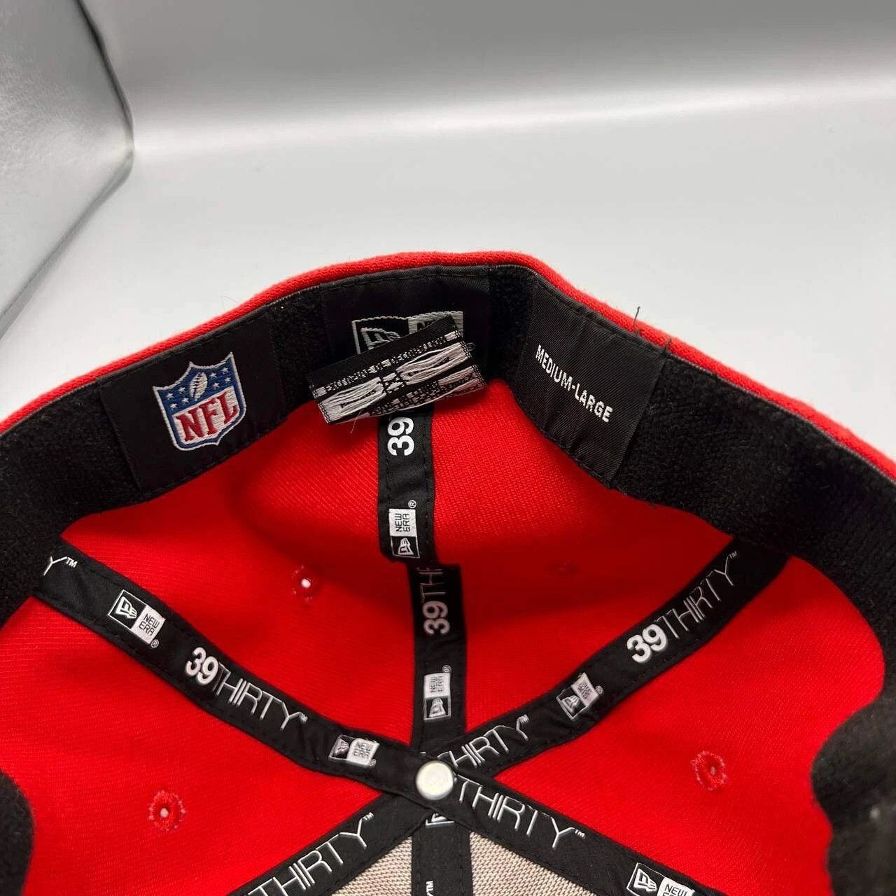 New Era Kansas City Chiefs Hat Men Medium-Large MLB Stretch Fitted Size ONE SIZE - 7 Thumbnail