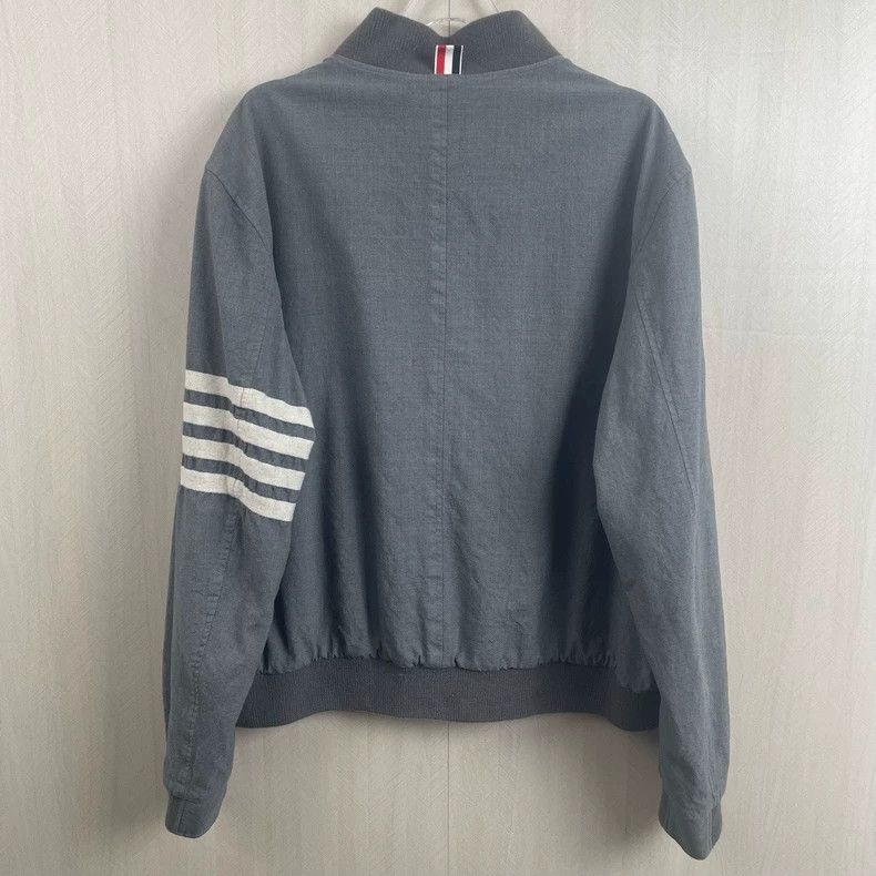 Thom Browne Thom Browne size4 Grey pilot jacket Size US XL / EU 56 / 4 - 3 Thumbnail