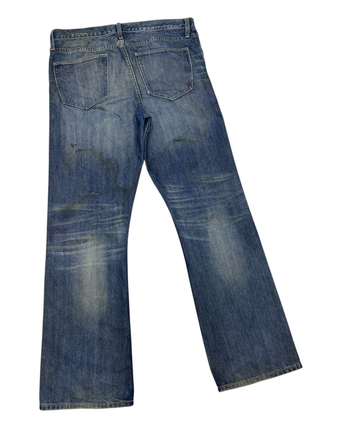 Kapital 🔥BANANA REPUBLIC BOOTCUT FLARED DENIM JEANS MUD WASH Size US 35 - 4 Thumbnail