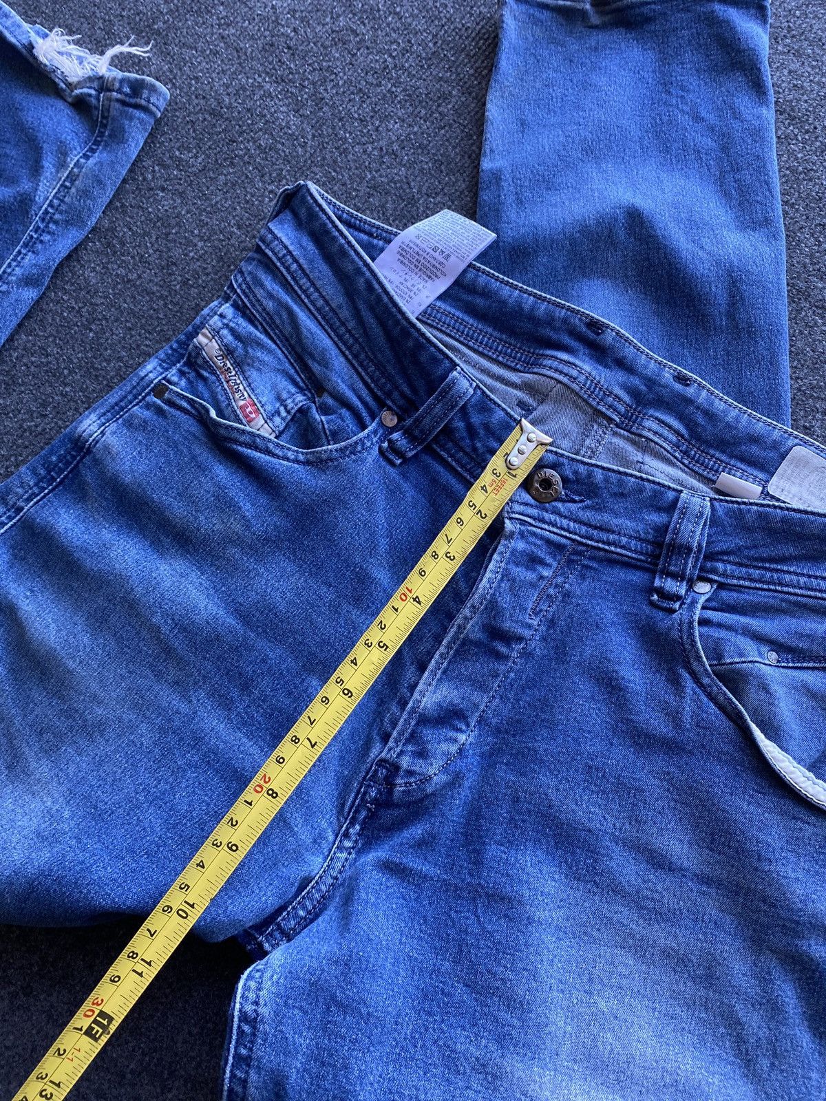 Diesel 🔥Opium Punk Gothic Diesel Blue Jeans Belther-R Slim 30 Size US 30 / EU 46 - 8 Thumbnail