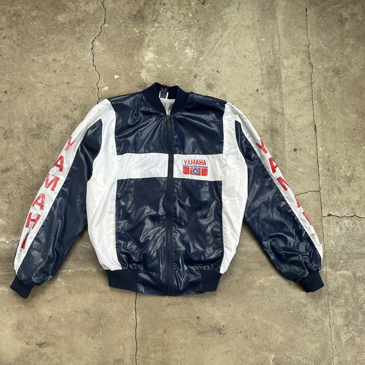 Yamaha Team Yamaha Racing Vintage Bomber Jacket Size US M / EU 48-50 / 2 - 2 Thumbnail